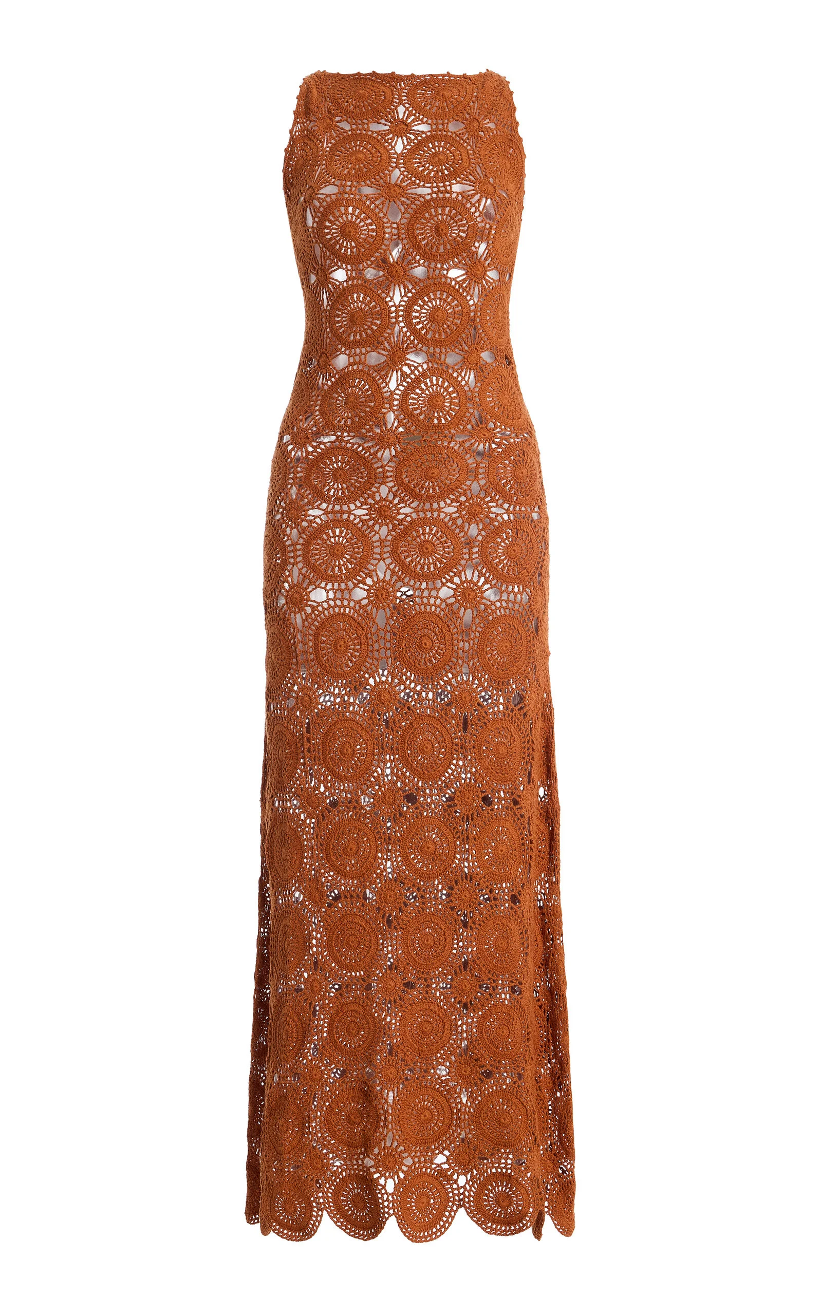 Exclusive Siula Cotton Maxi Halter Dress - 1