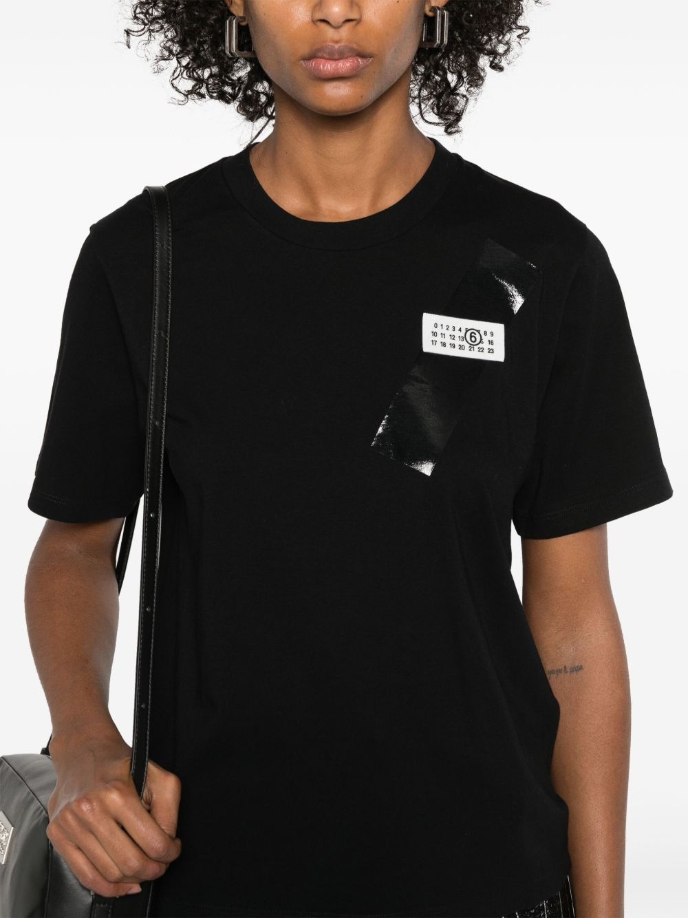 numbers-motif T-shirt - 5