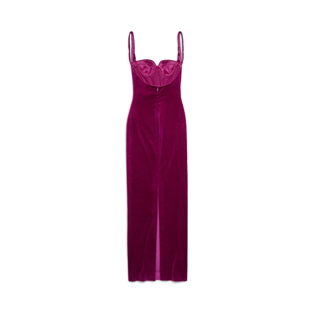 Women's Fitted Gown in Plum - 6