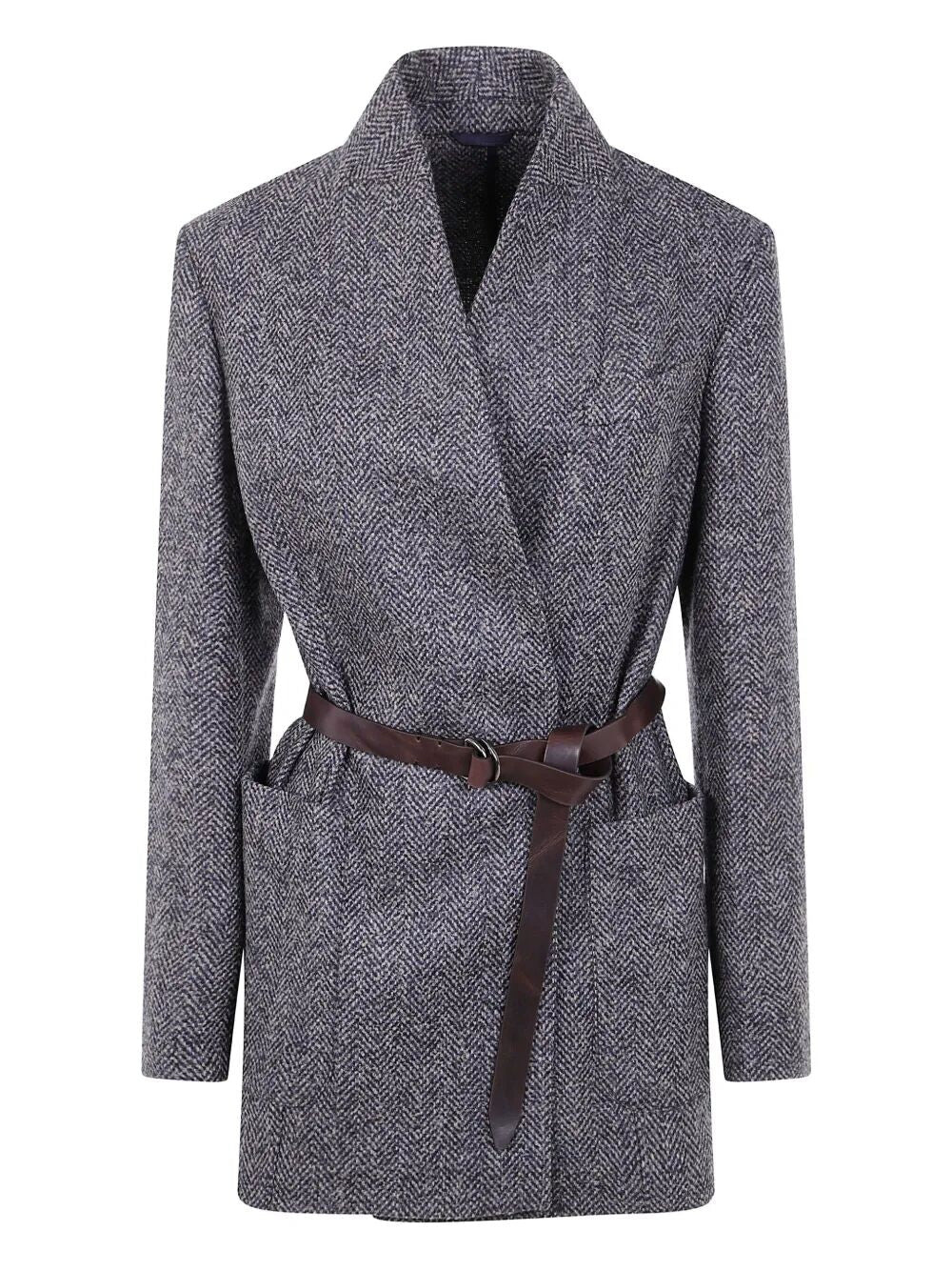 Brunello Cucinelli Women Belted Suit-Type Jacket - 4