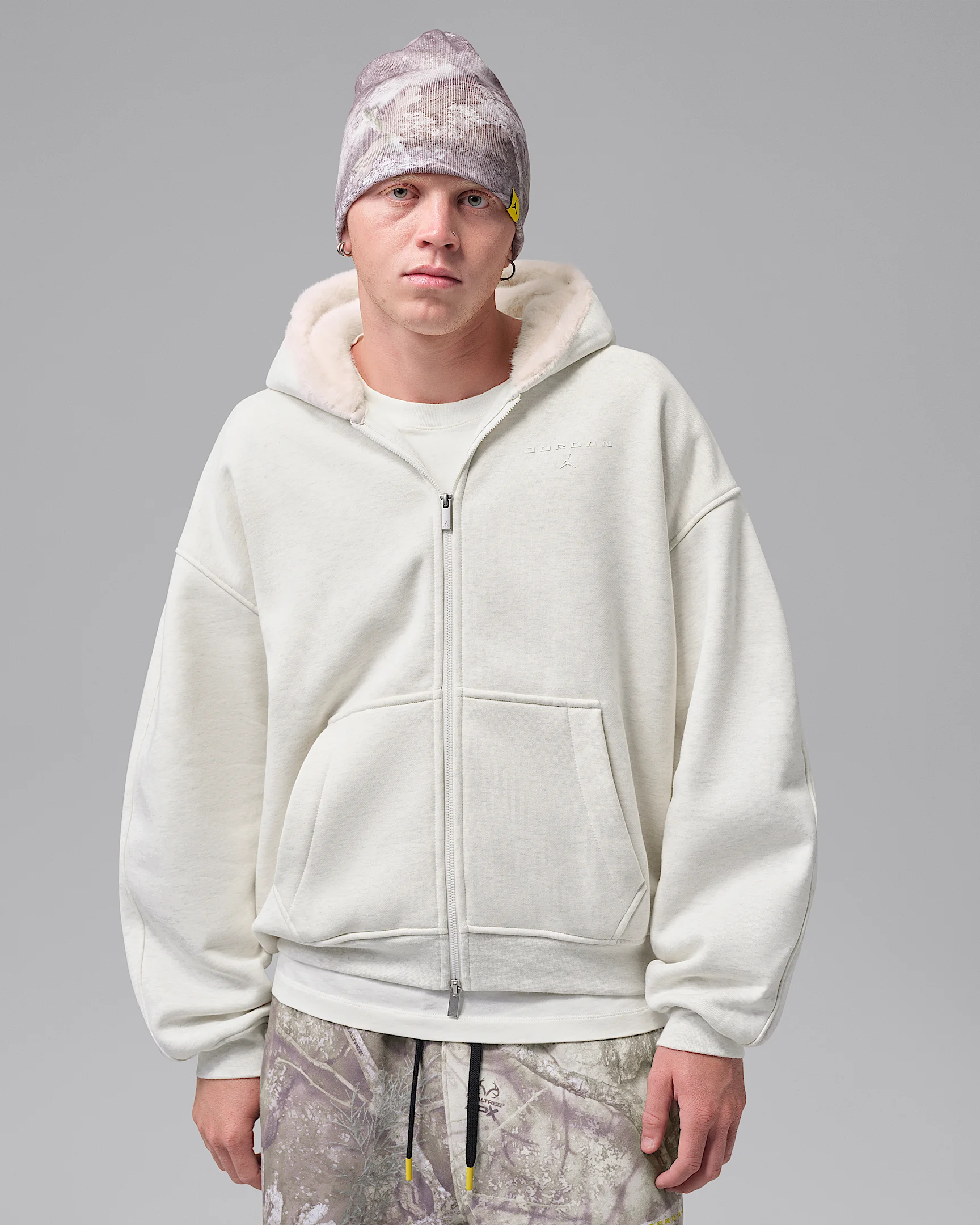 Jordan Flight Men's Faux Fur Full-Zip Hoodie - 1