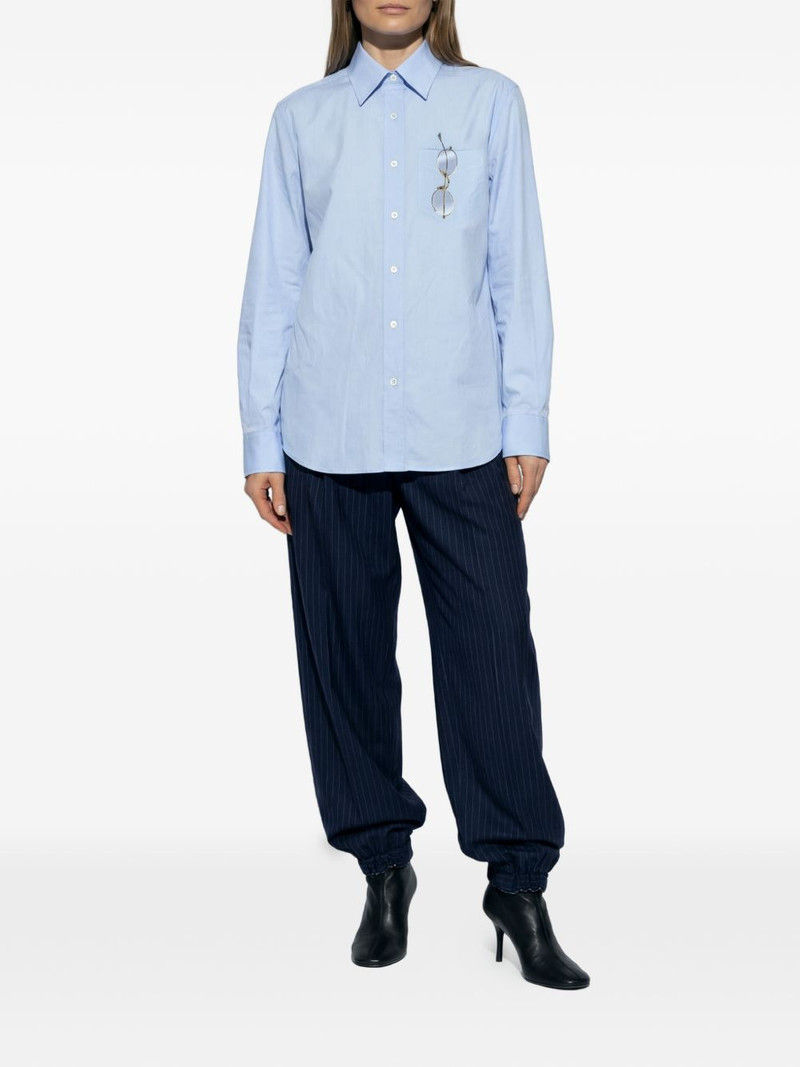 Moschino pinstripe trousers outlook