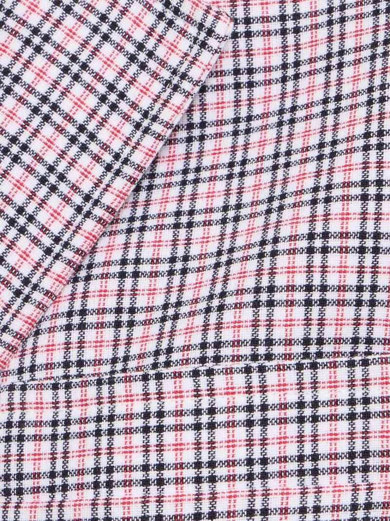 Cotton check crepe jacket 5