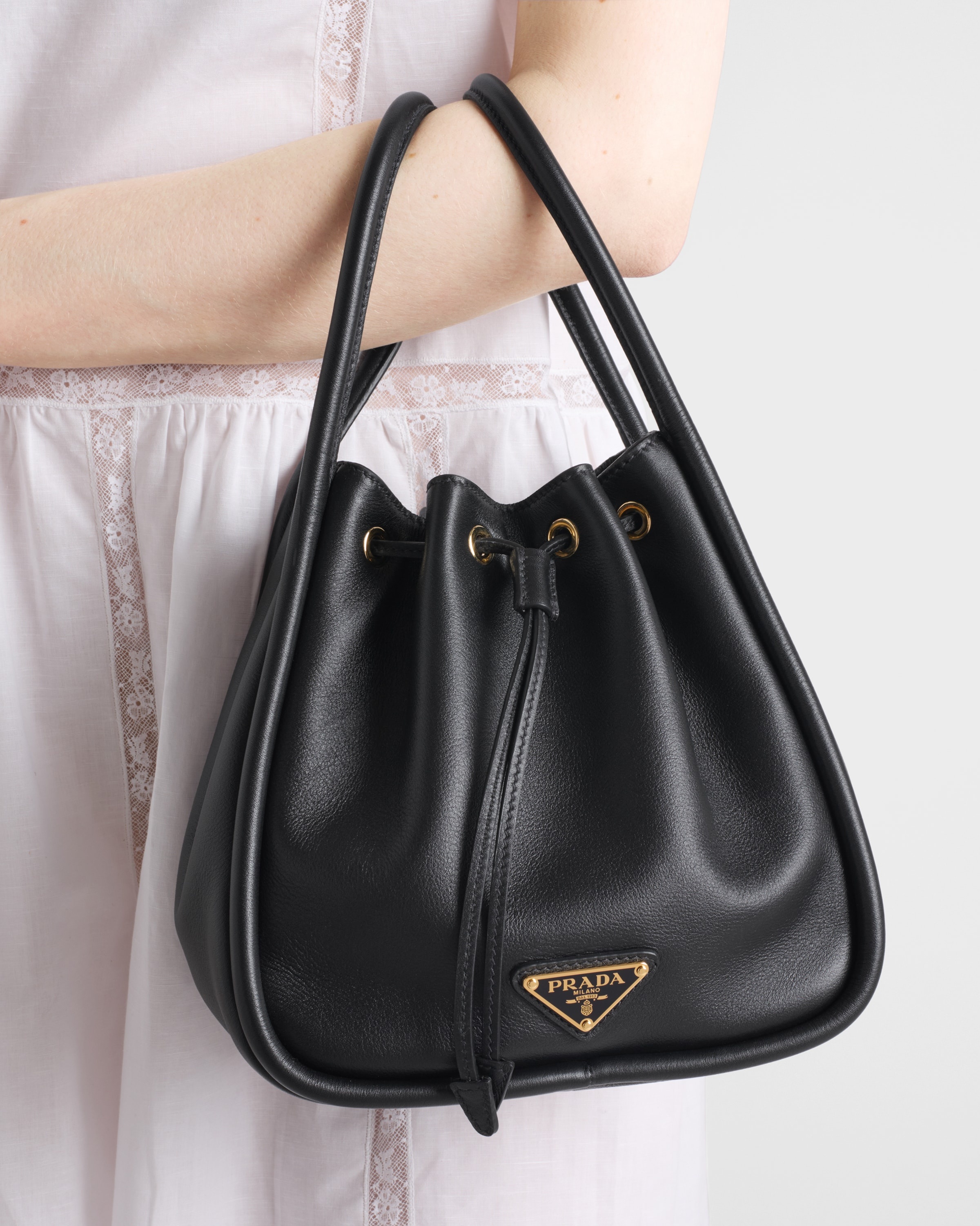 Prada Darling leather mini bucket bag - 7