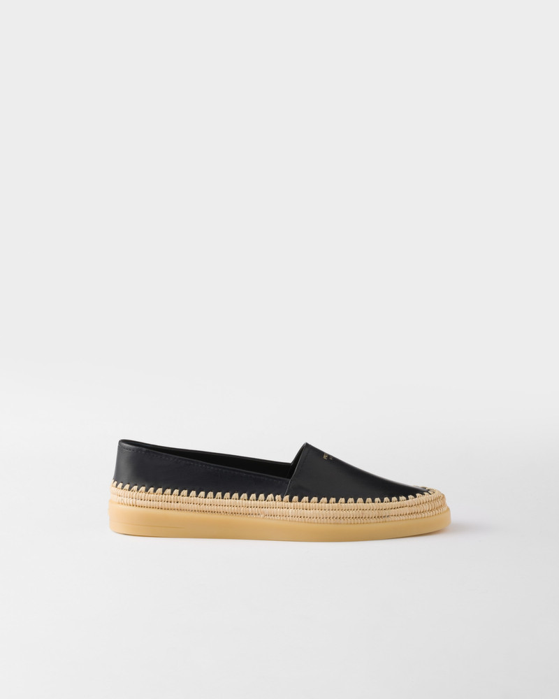 Prada Nappa leather espadrilles outlook