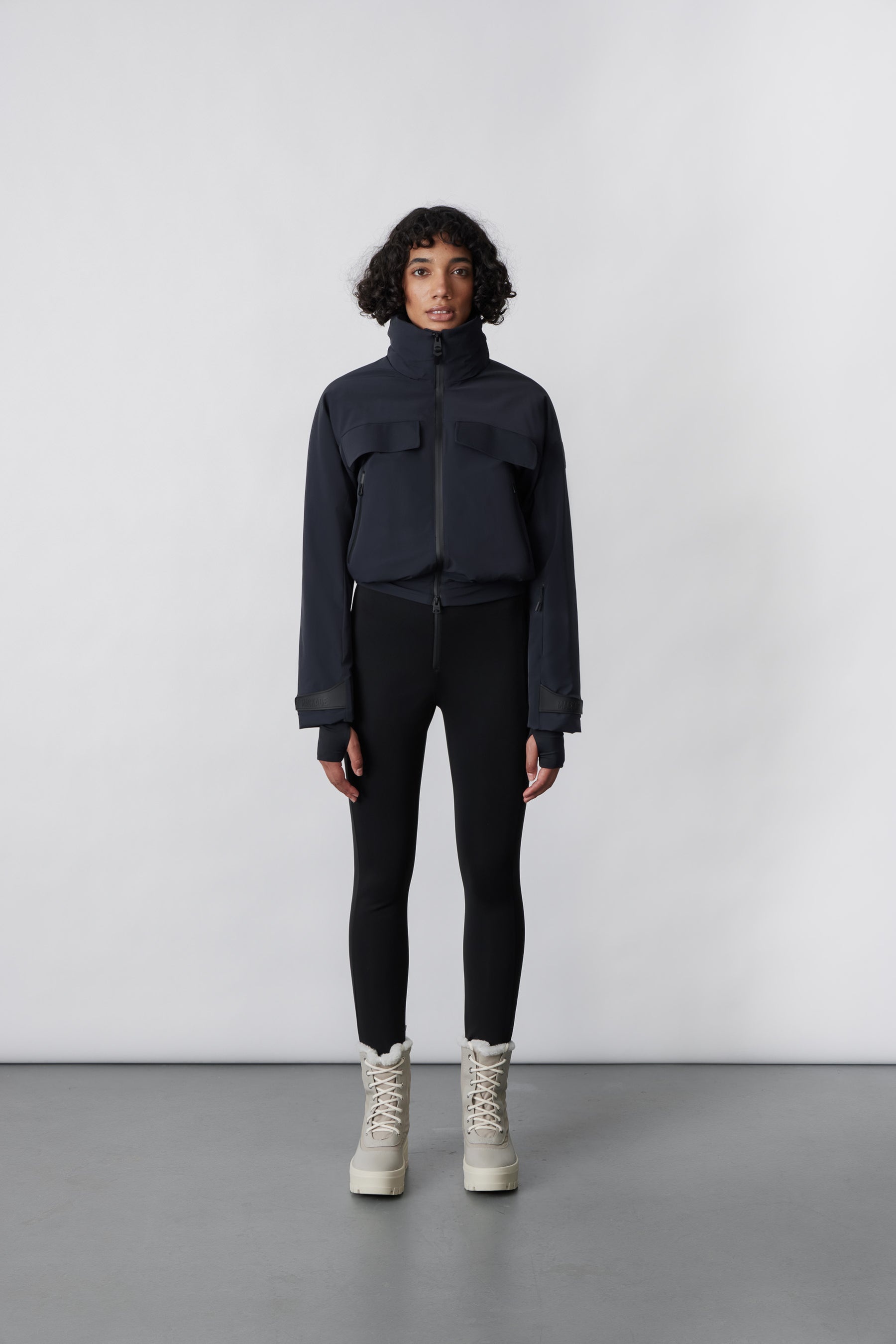 LUMI Down stirrup ski suit with hood - 6