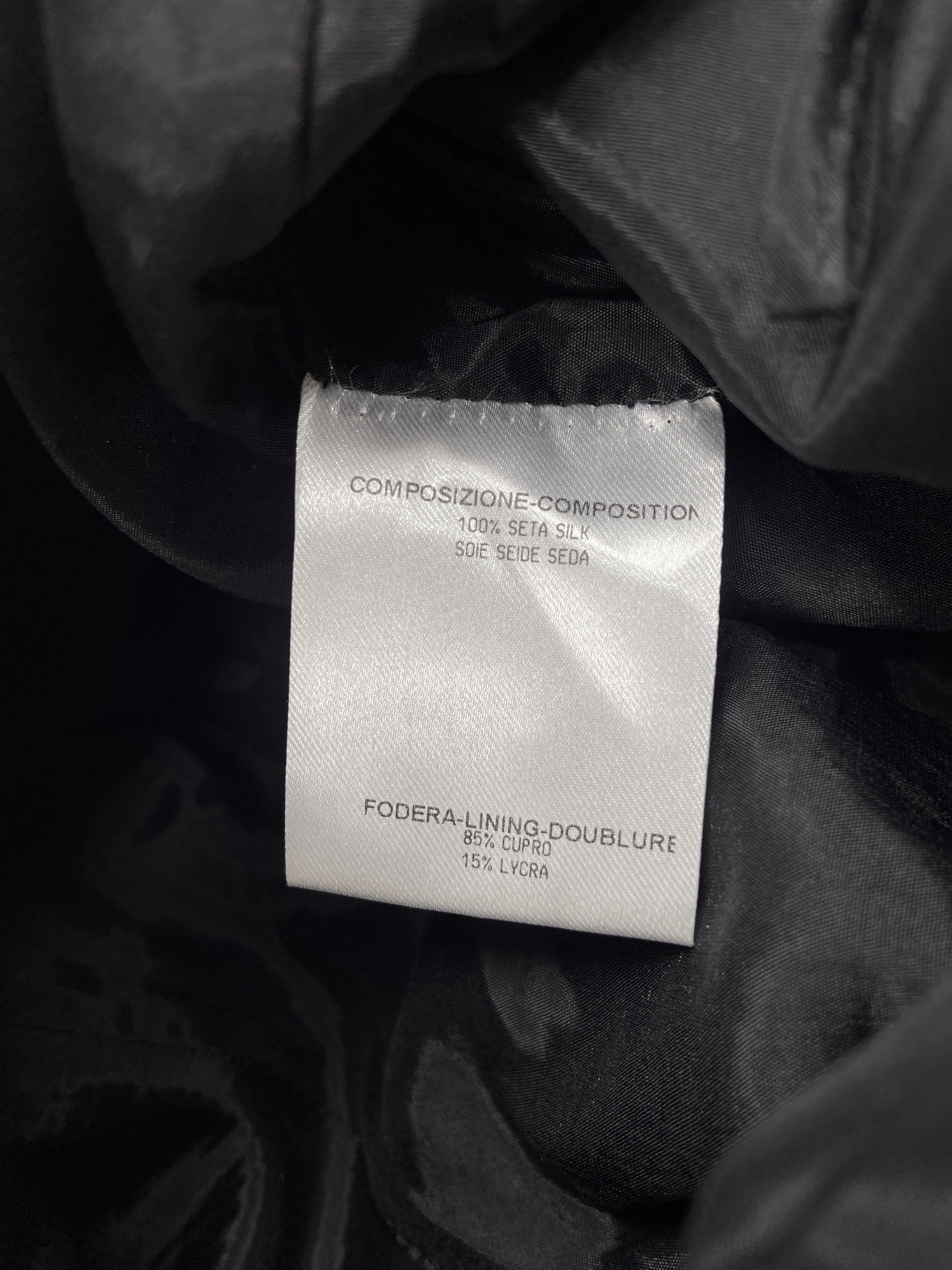 zOthers - Alexander Mcqueen Spring 2007 Runway Black Silk Bumster Pants 38 - 10