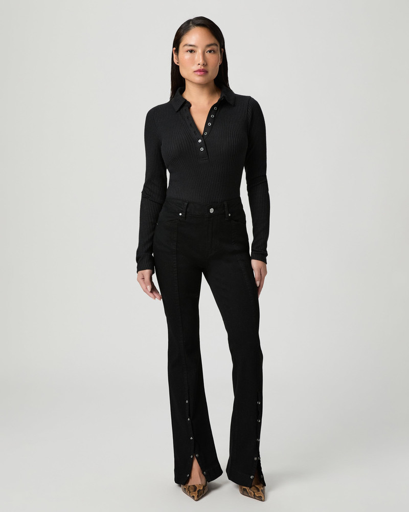PAIGE High Rise Manhattan Bootcut Petite 30" Jean outlook