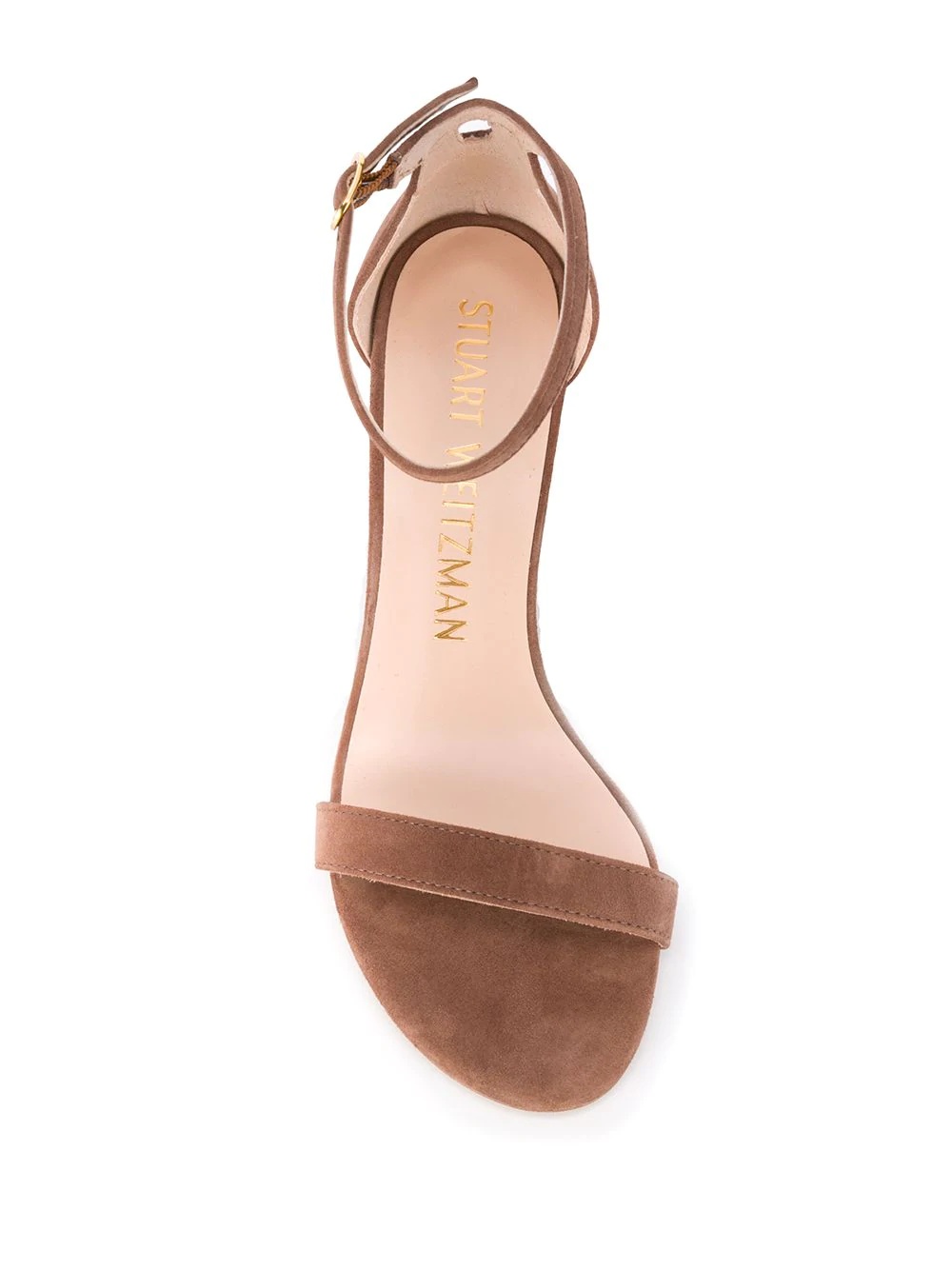 open toe suede sandals - 4