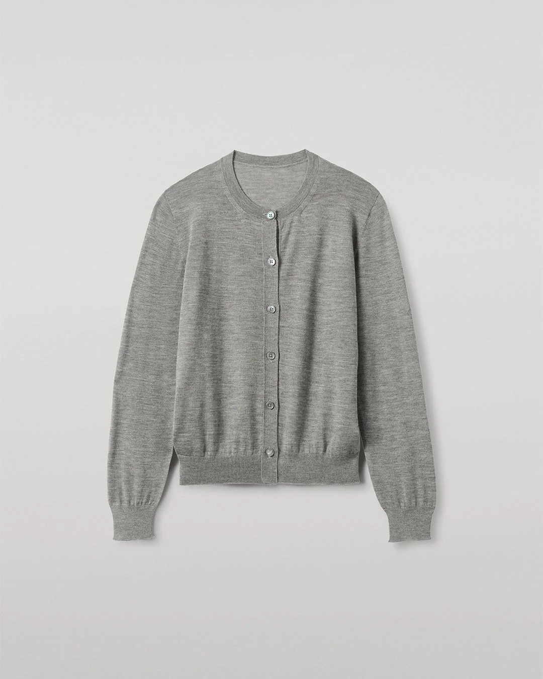 Honor Grey Superfine Cashmere Cardigan - 1