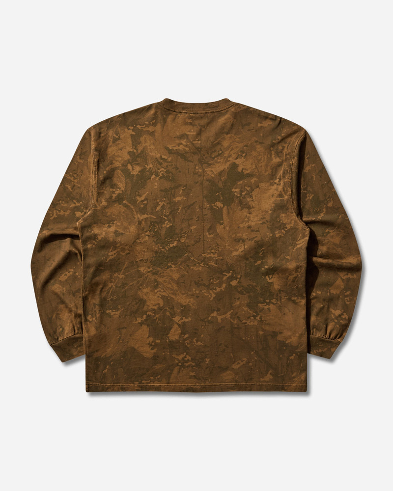 Carhartt Men's Camo Combi Longsleeve T-Shirt Green / Hamilton Brown (Garment Dyed) outlook