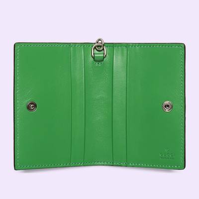 GUCCI GG embossed card case outlook