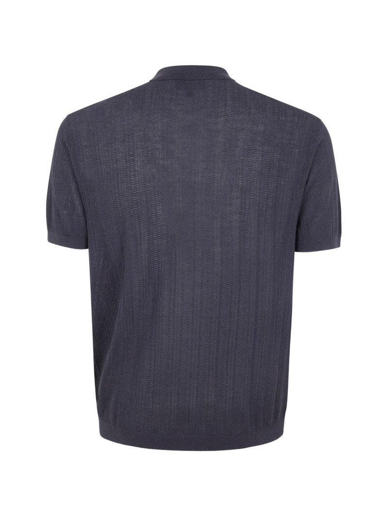 EMPORIO ARMANI zip-up polo shirt outlook