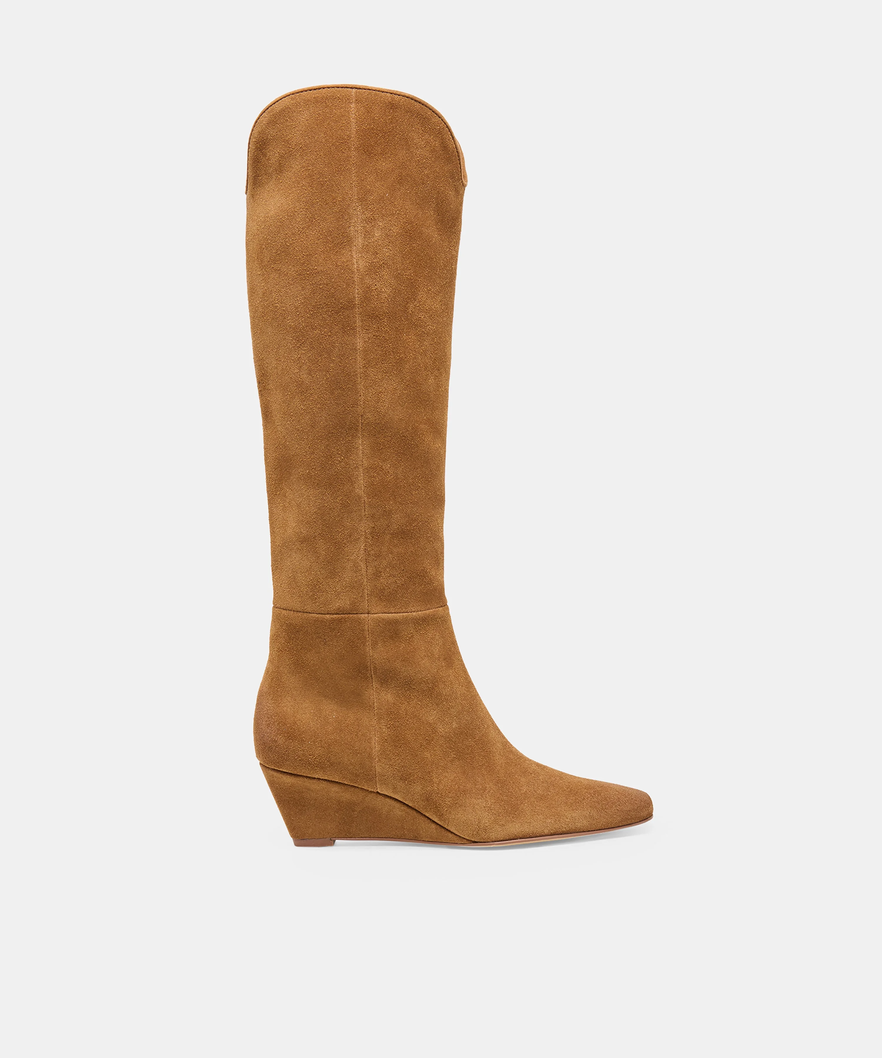 HENRA BOOTS LT BROWN SUEDE - 1