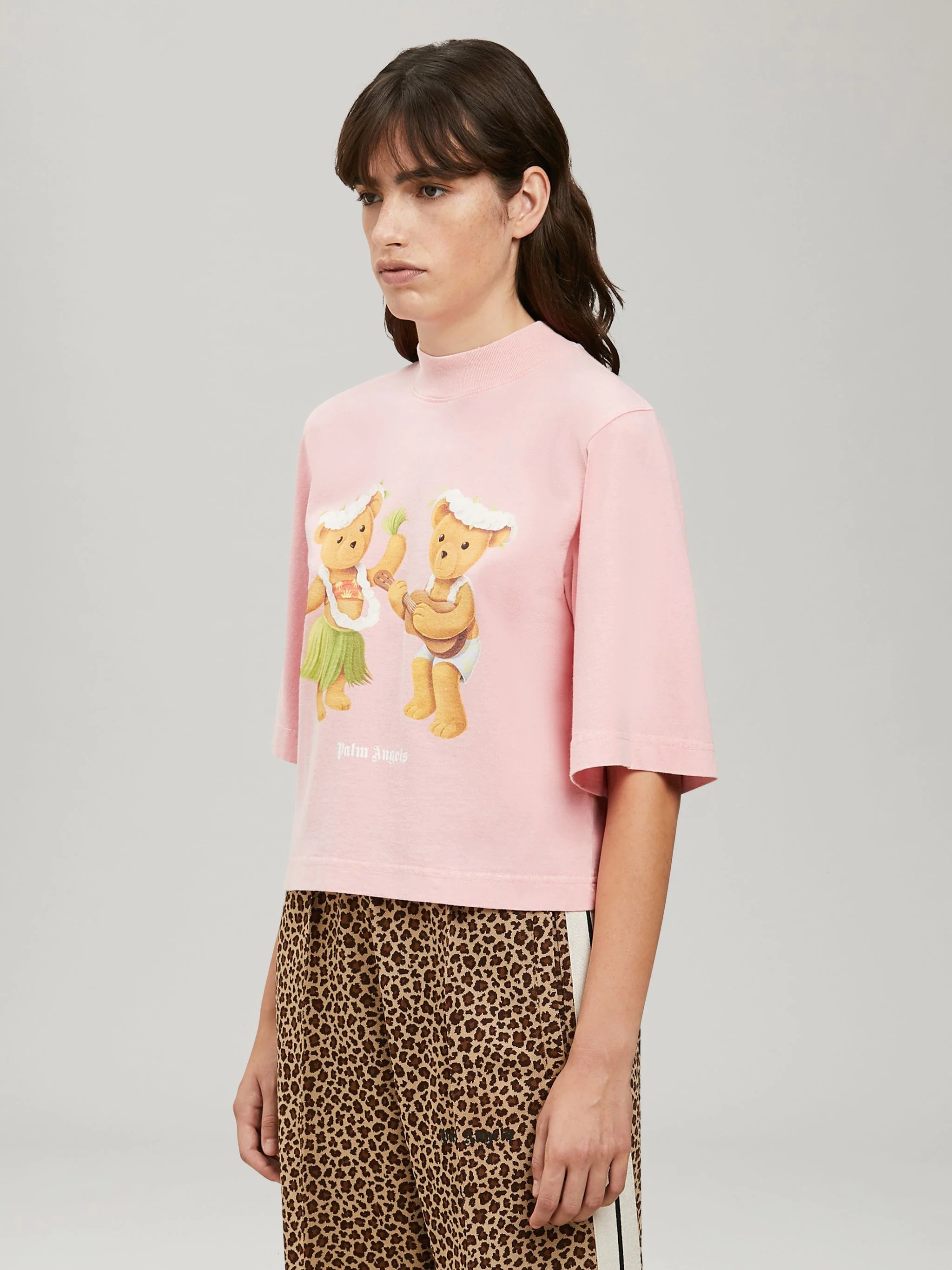 DANCING BEAR CROPPED T-SHIRT - 4