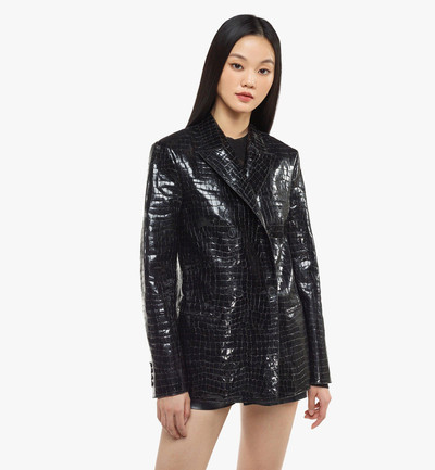 MCM Cyberpunk Blazer in Croco-Embossed Patent Leather outlook