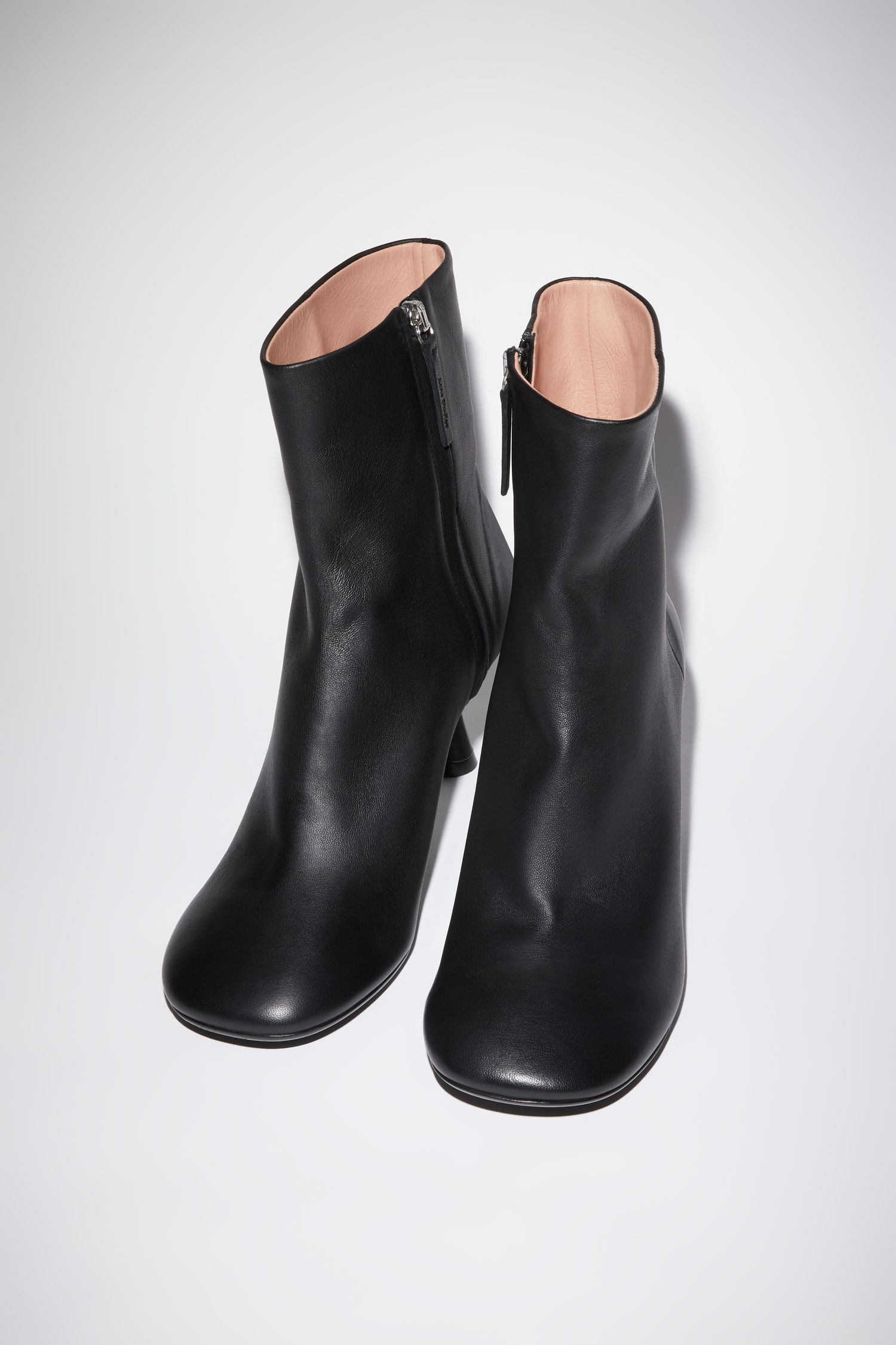 Leather ankle boots - Black - 2