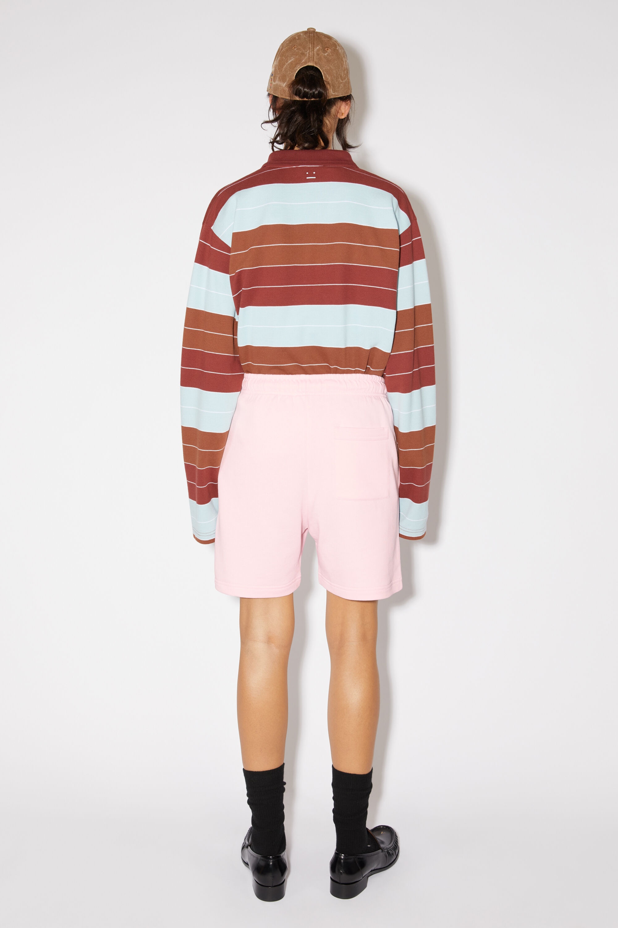 Cotton sweat shorts - Light pink - 3