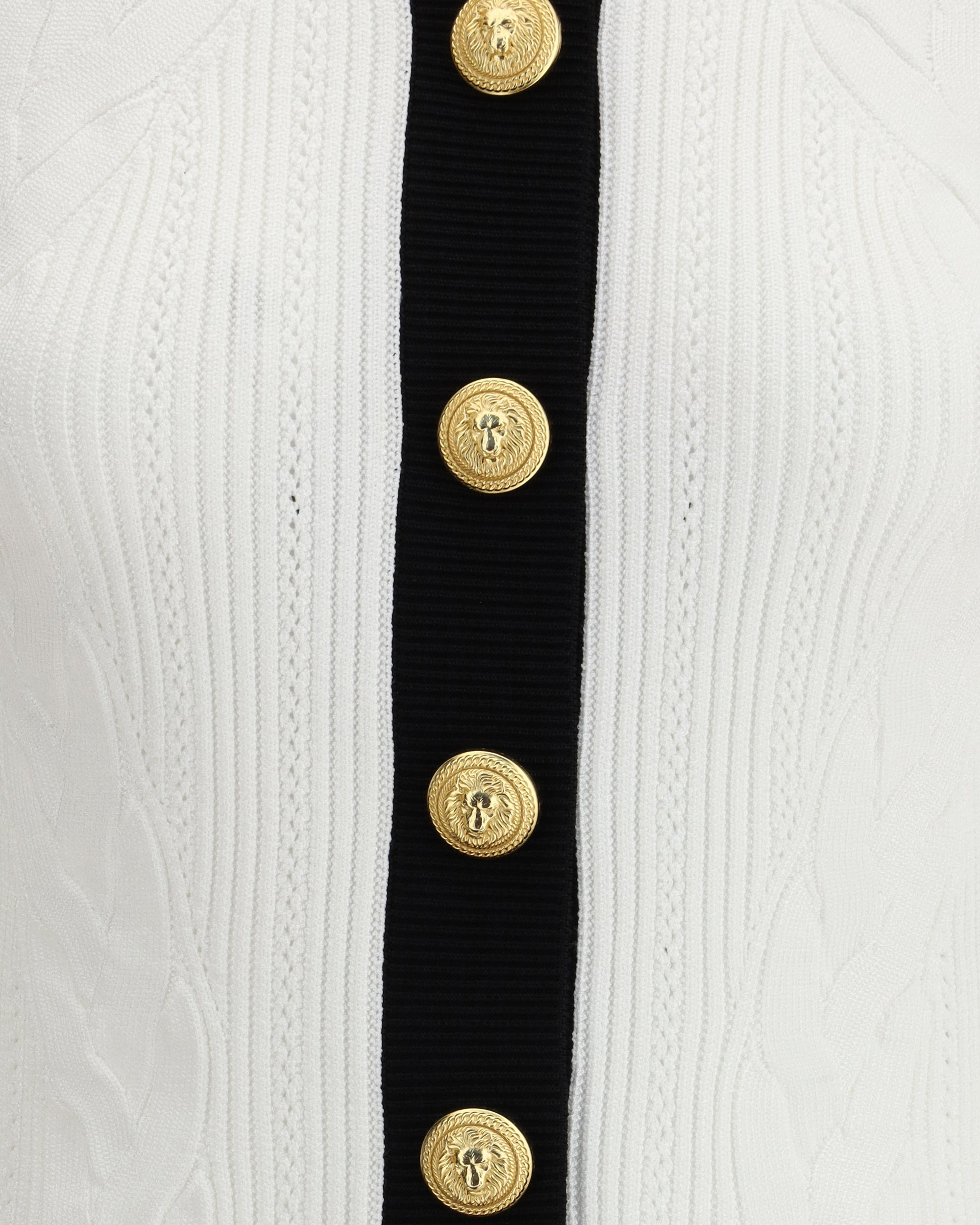 Contrast trim Cardigan - 3