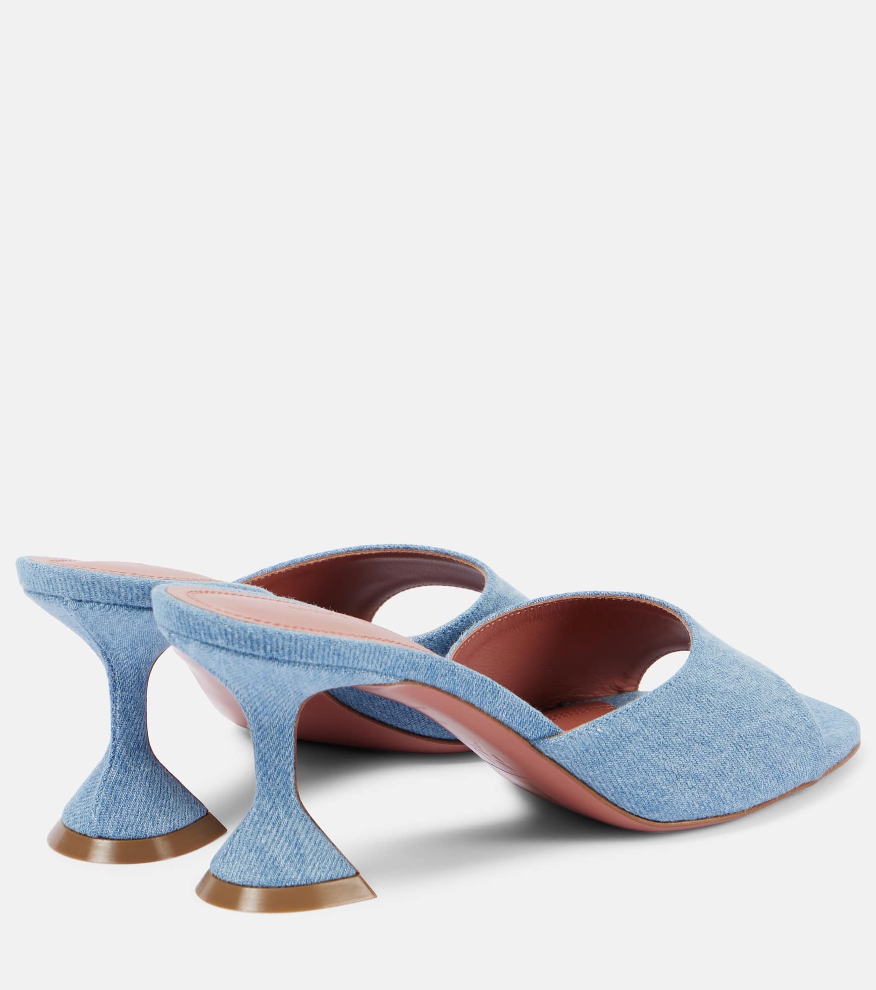 Lupita denim mules - 3