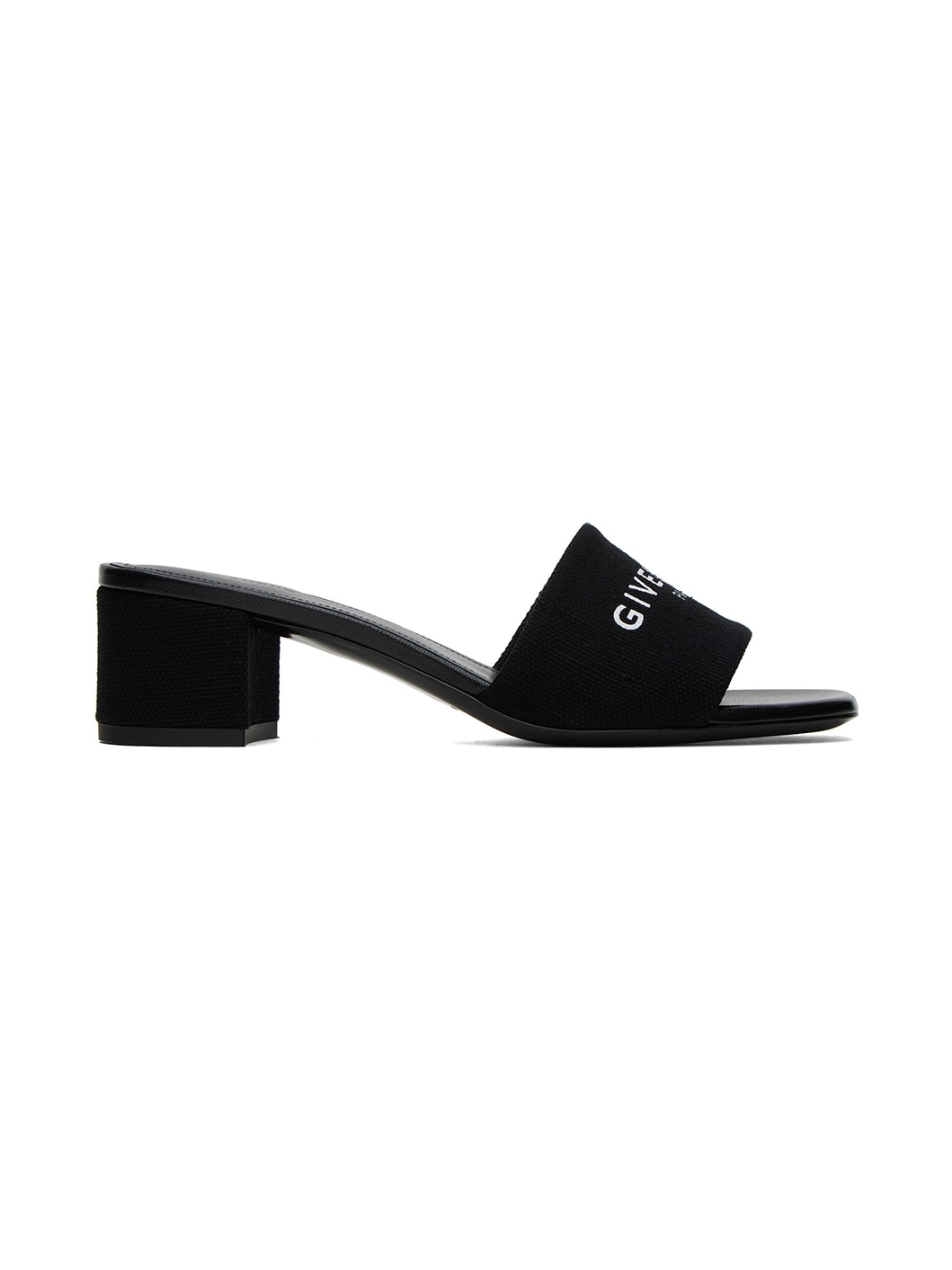 Black 4G Heeled Sandals - 1