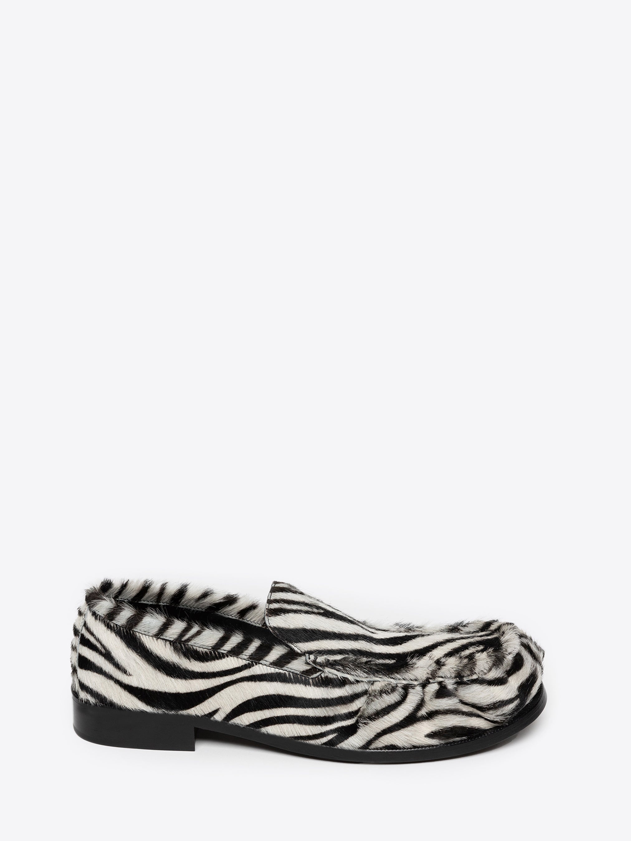 ZEBRA PONYHAIR LOAFERS - 2