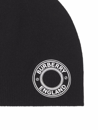 Burberry logo graphic beanie outlook