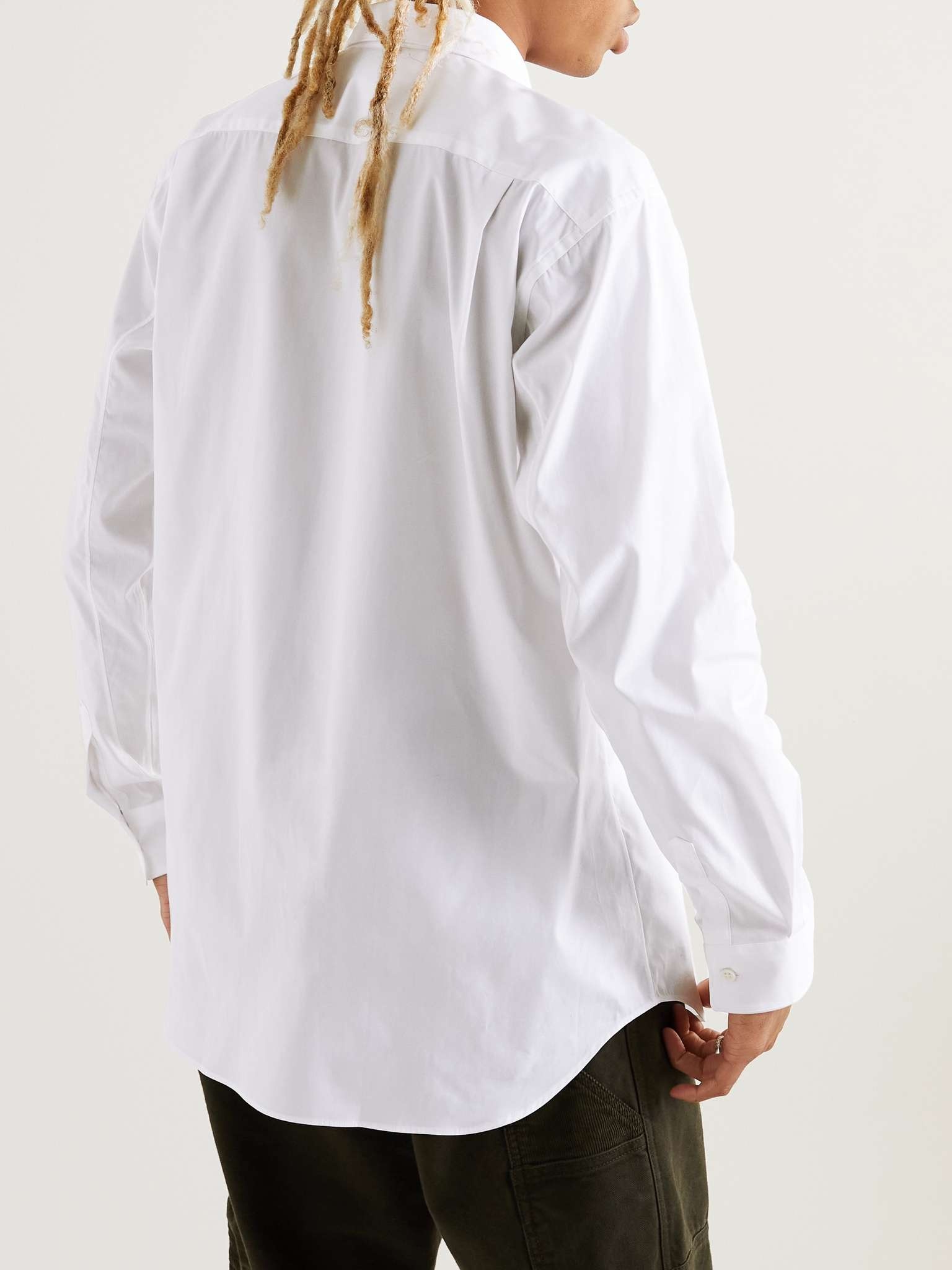 Printed Cotton-Poplin Shirt - 4