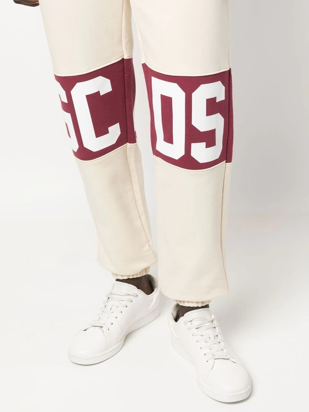 logo-print cotton track pants - 5