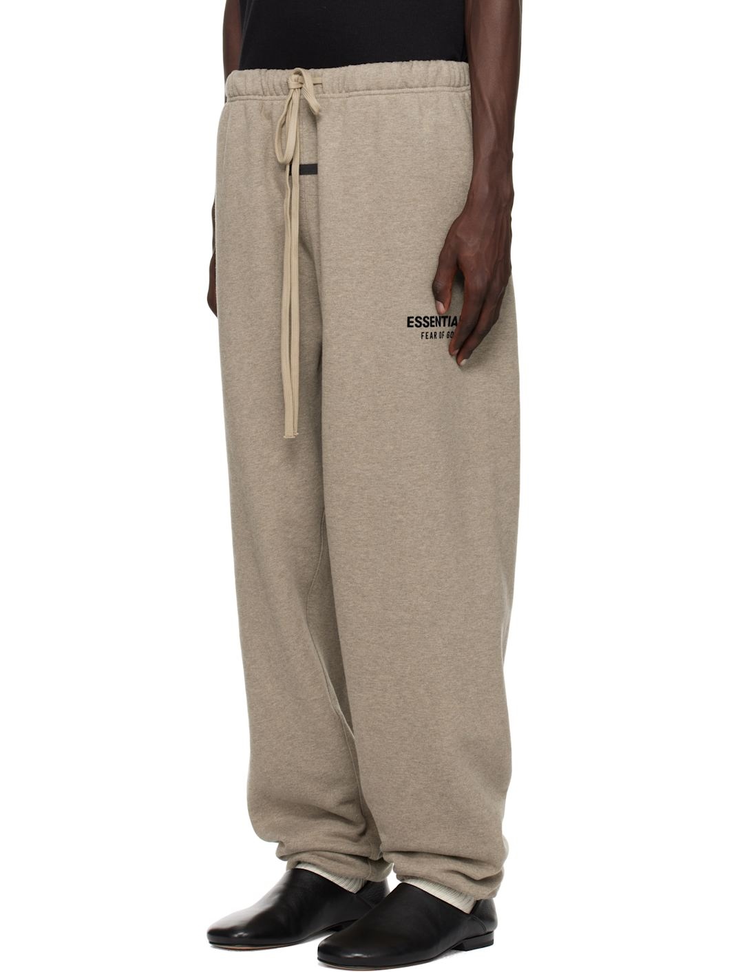 Gray Fleece Essential Sweatpants - 4