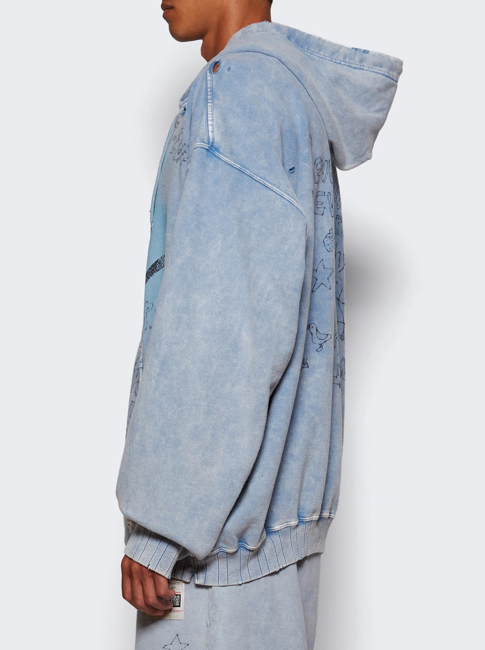Bleached Parka Blue - 3