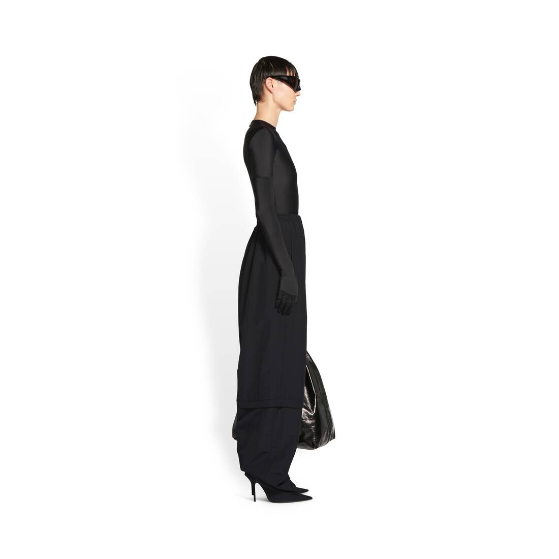 Women's Tracksuit Pantashoes  in Black - 3