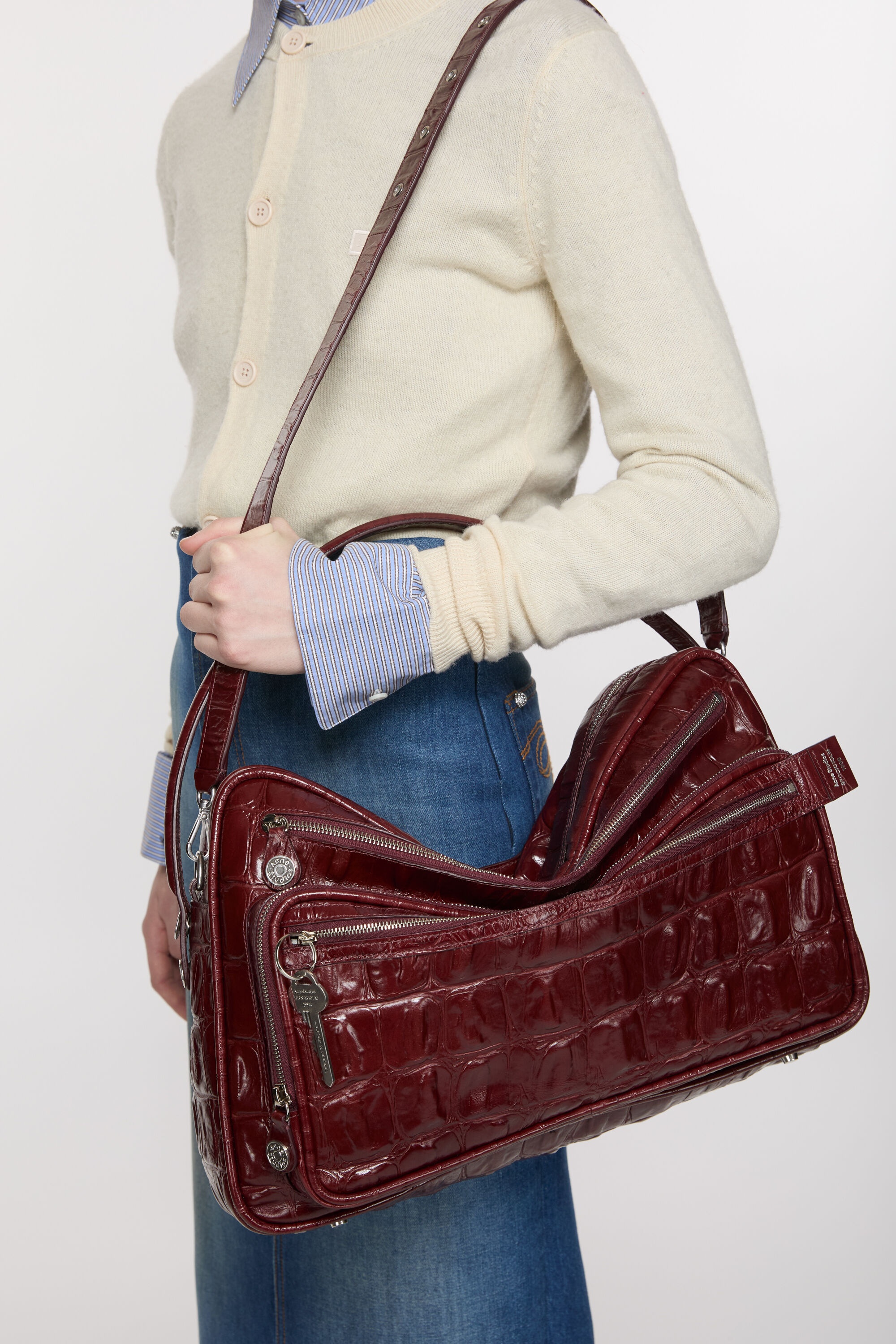 Camero Camera shoulder bag - Burgundy - 3