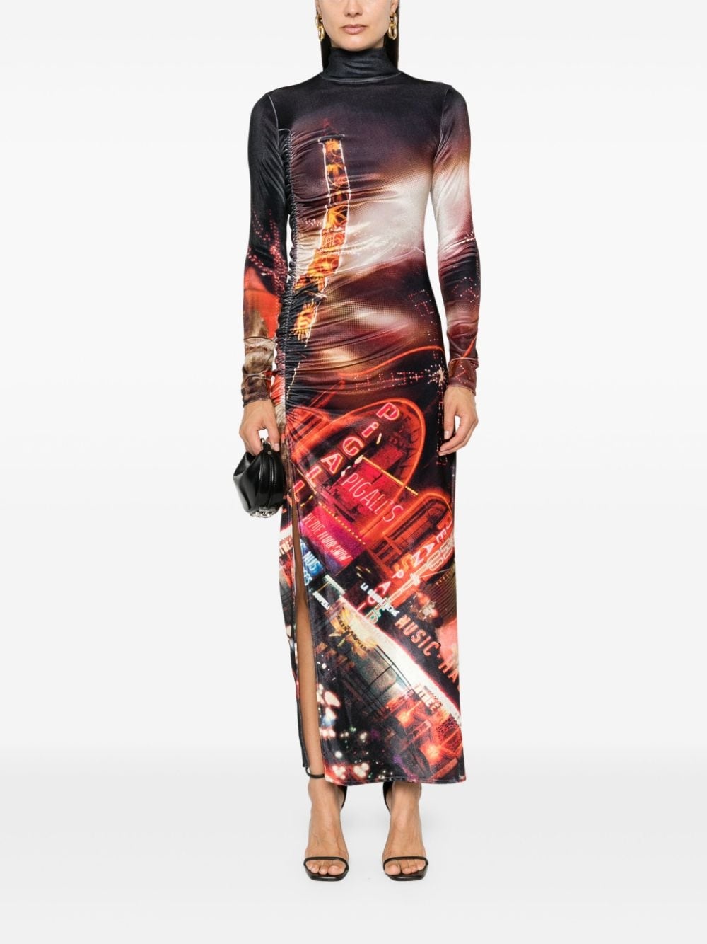 Pigalle velvet maxi dress - 2