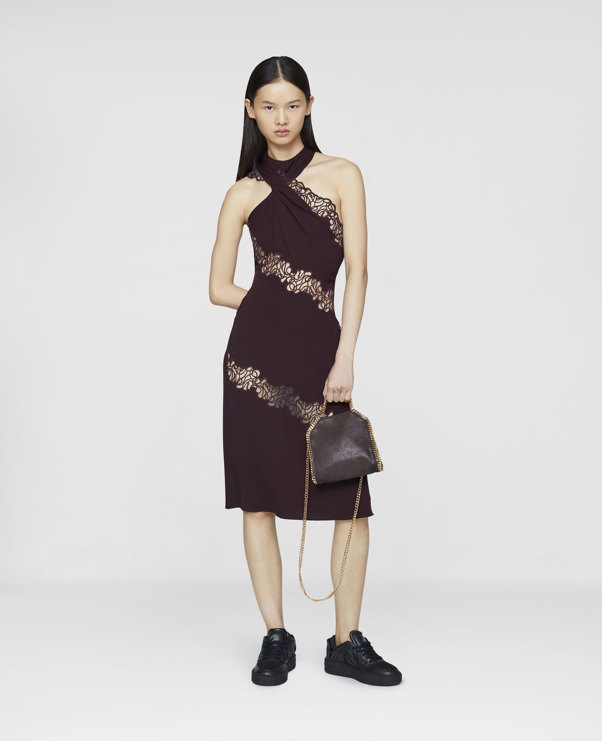 Halterneck Lace Dress - 2