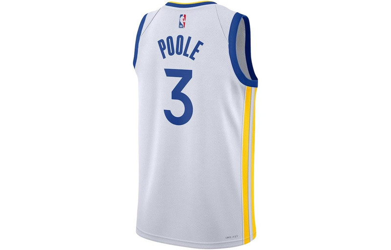 Jordan Nike x NBA Golden State Warriors Jordan Poole Jerseys 'White' DN2077-103 outlook