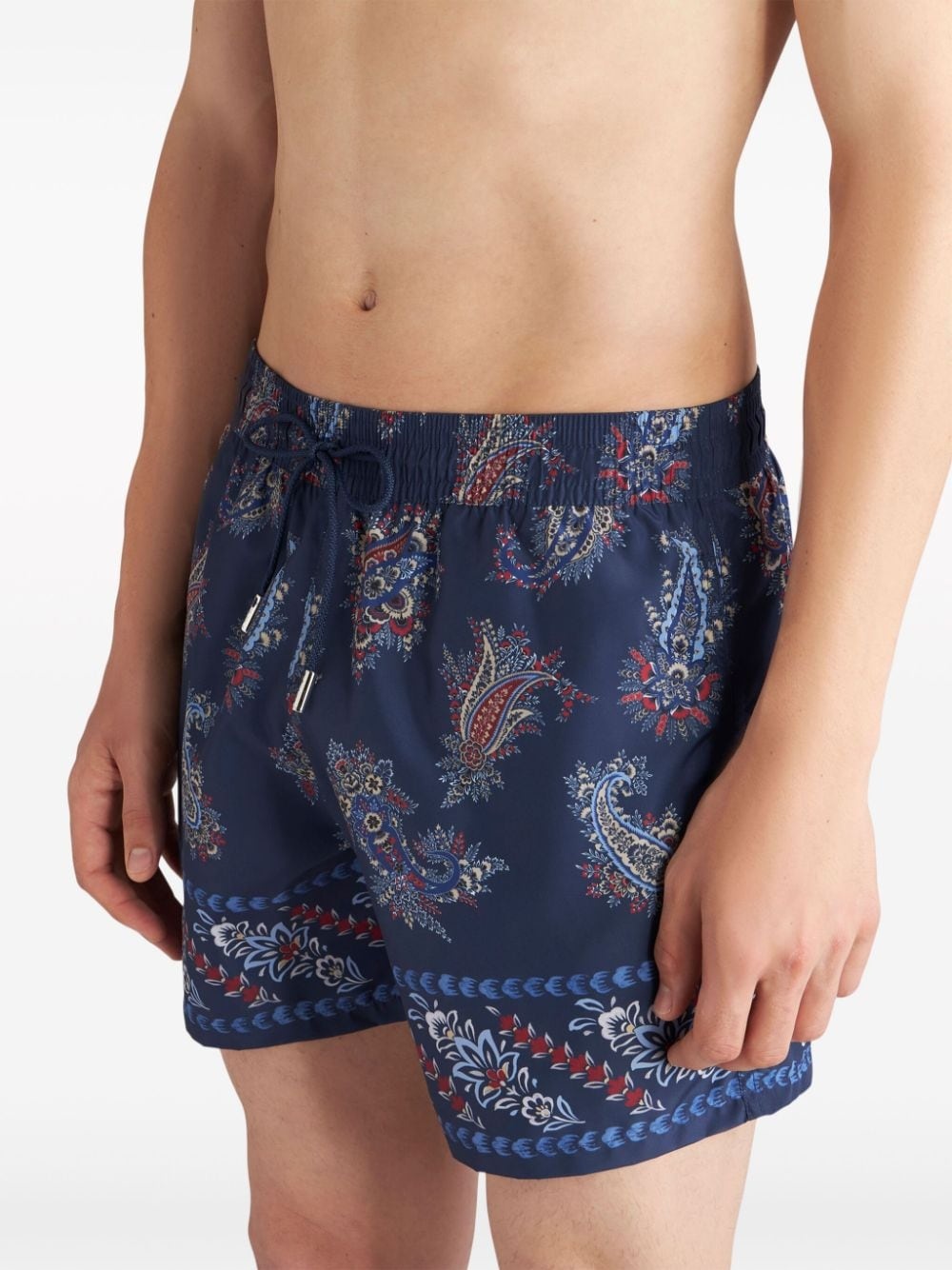 paisley-print swim shorts - 4