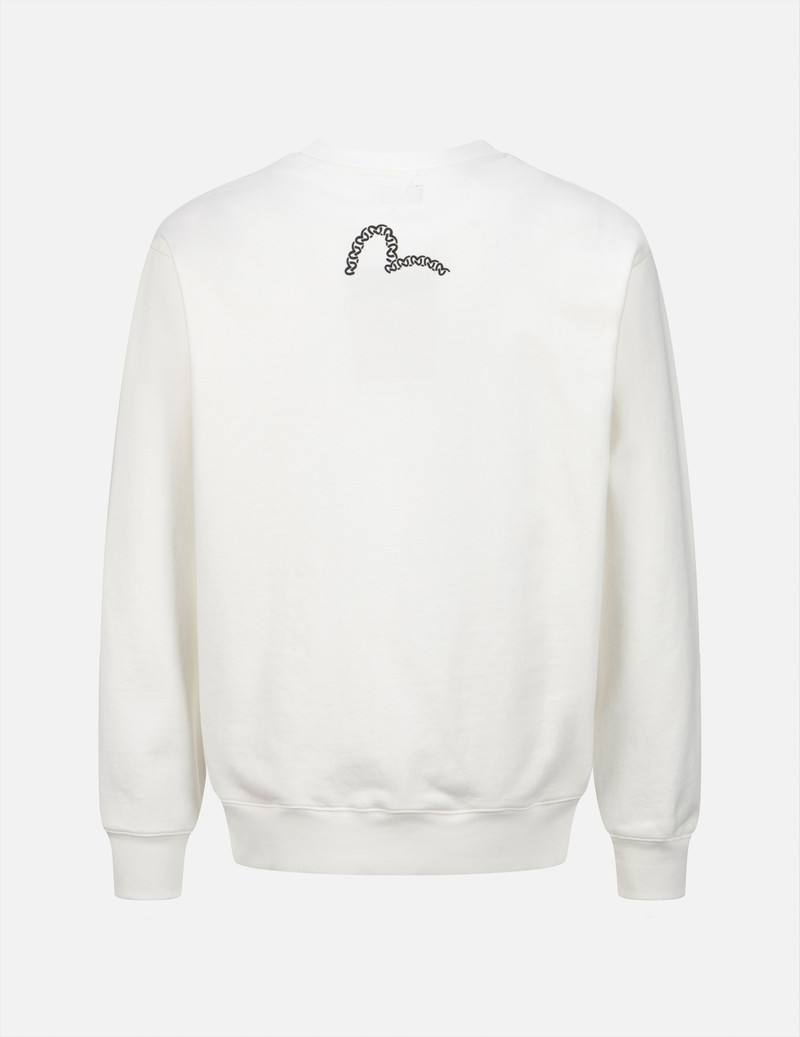 TRIPLE BOX LOGO PRINT RELAX FIT SWEATSHIRT 2