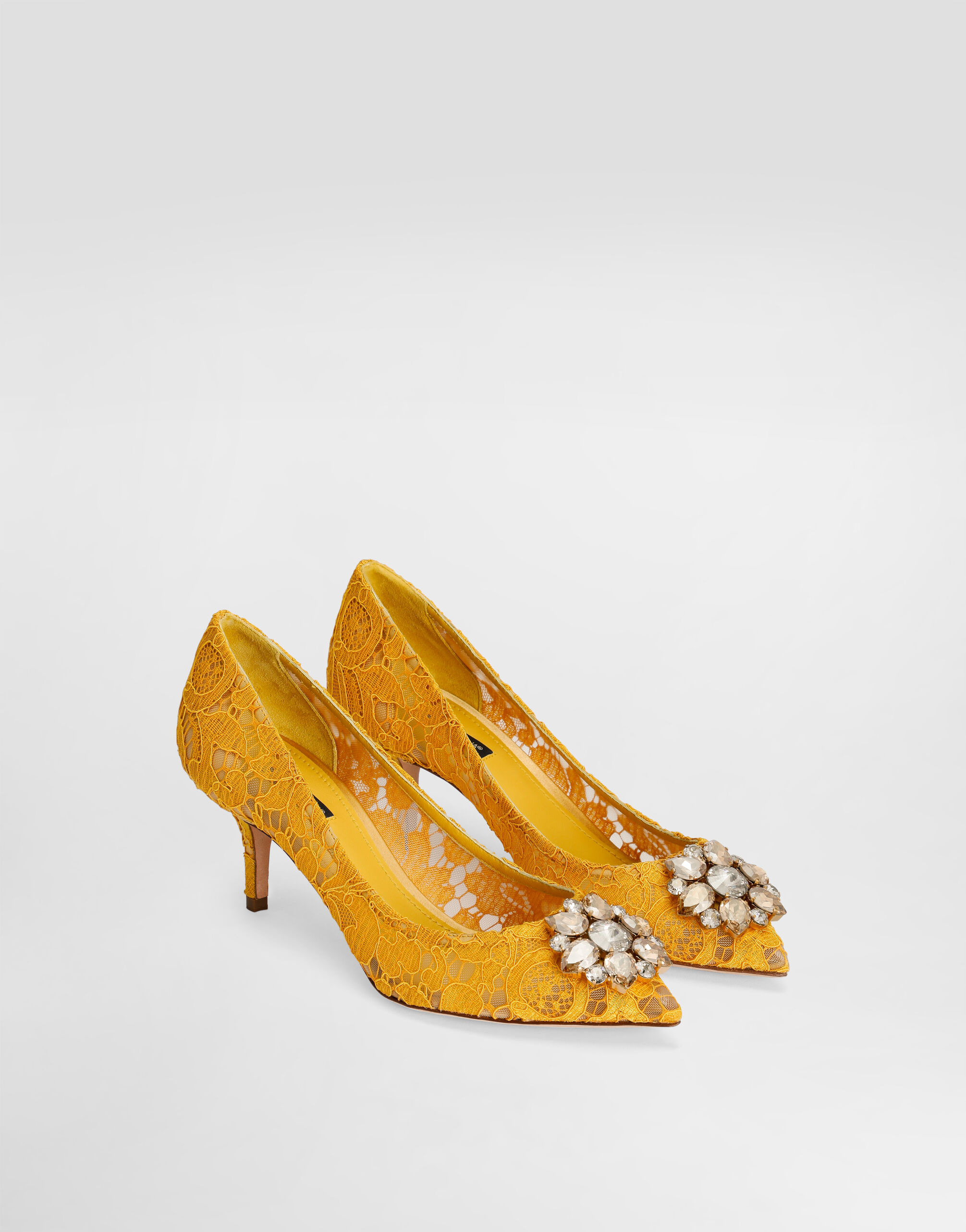 Pump in Taormina lace with crystals - 2
