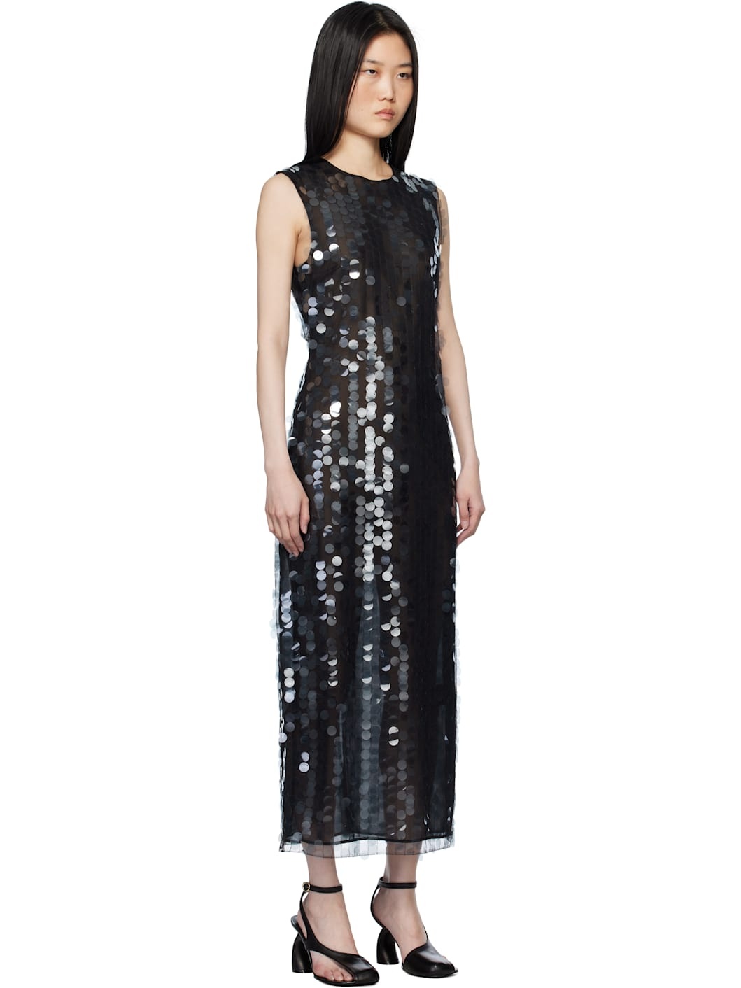 Black Tovia Midi Dress - 2