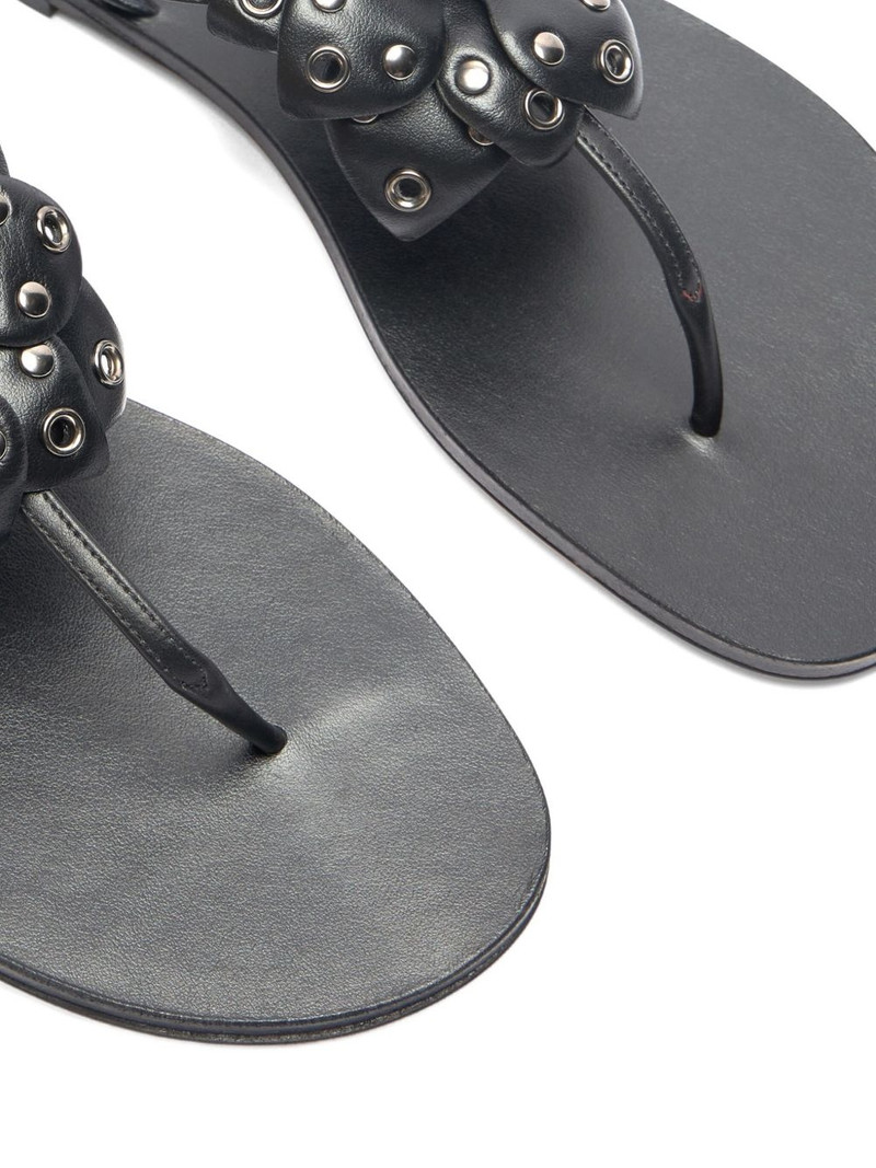 stud-embellished flat sandals 5