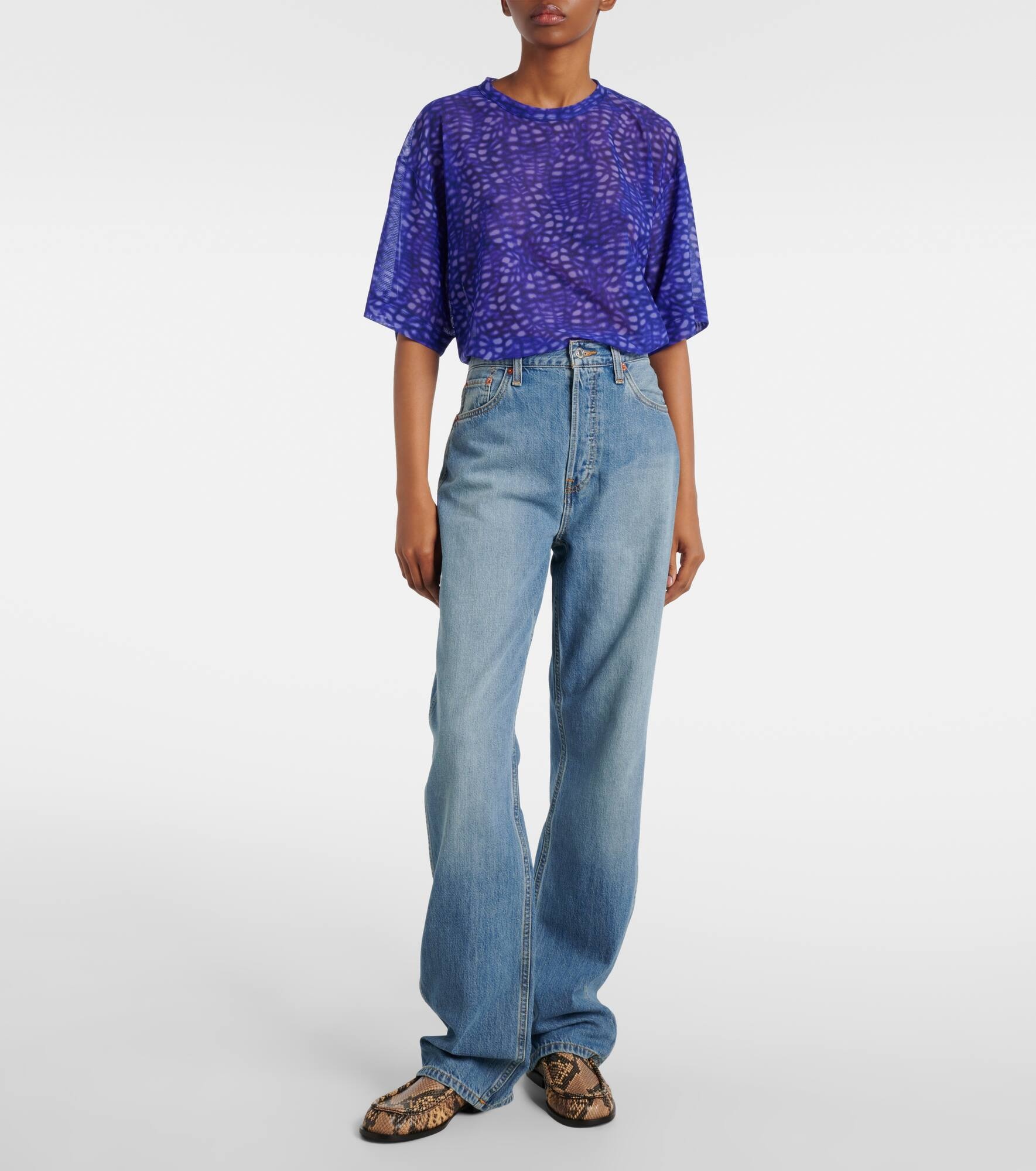 90s high-rise straight jeans - 7