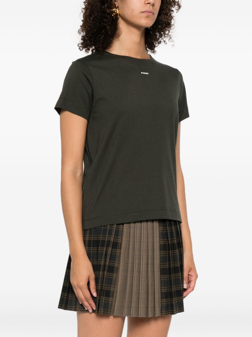 short-sleeve cotton top - 3