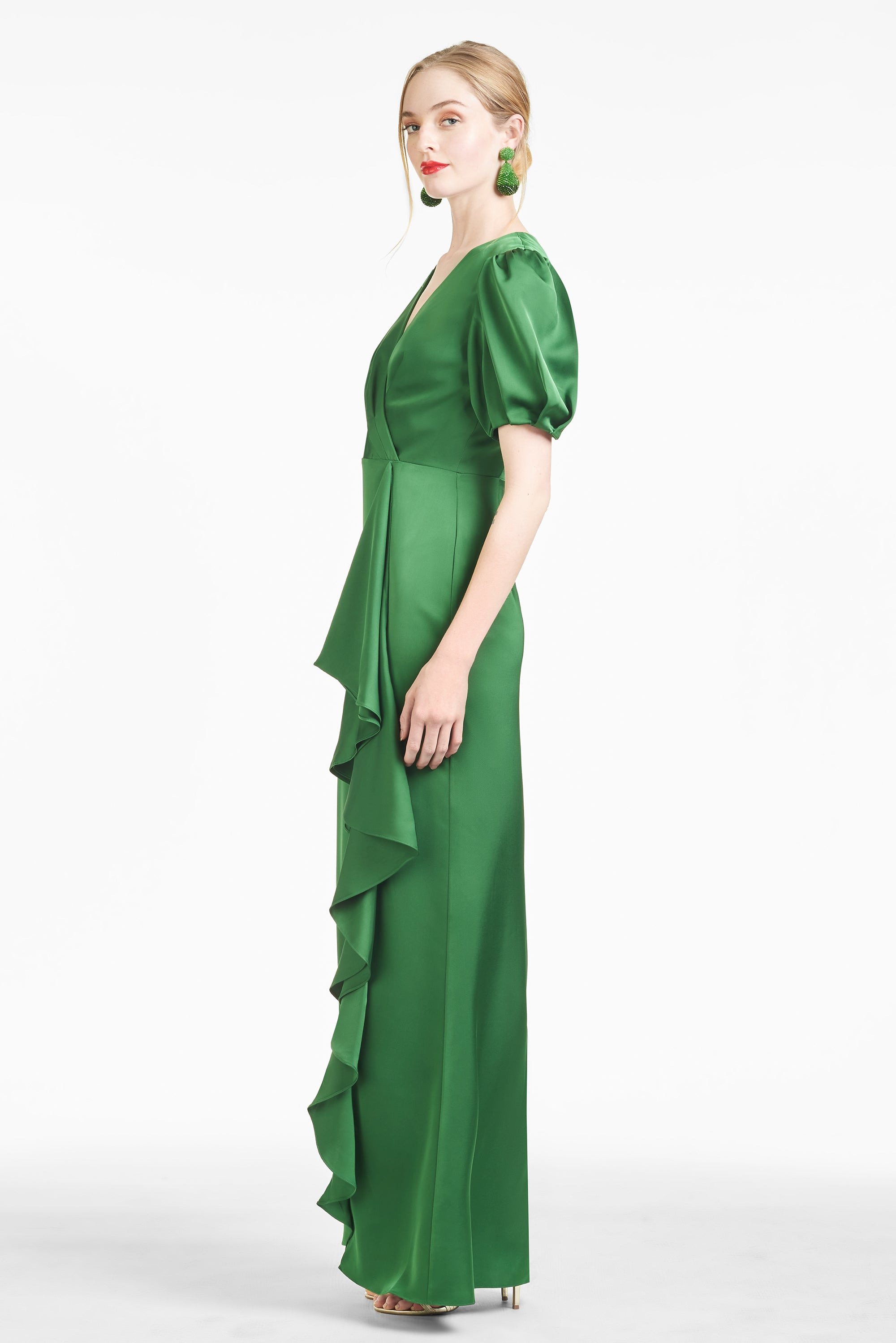 Mila Gown - Emerald - 3