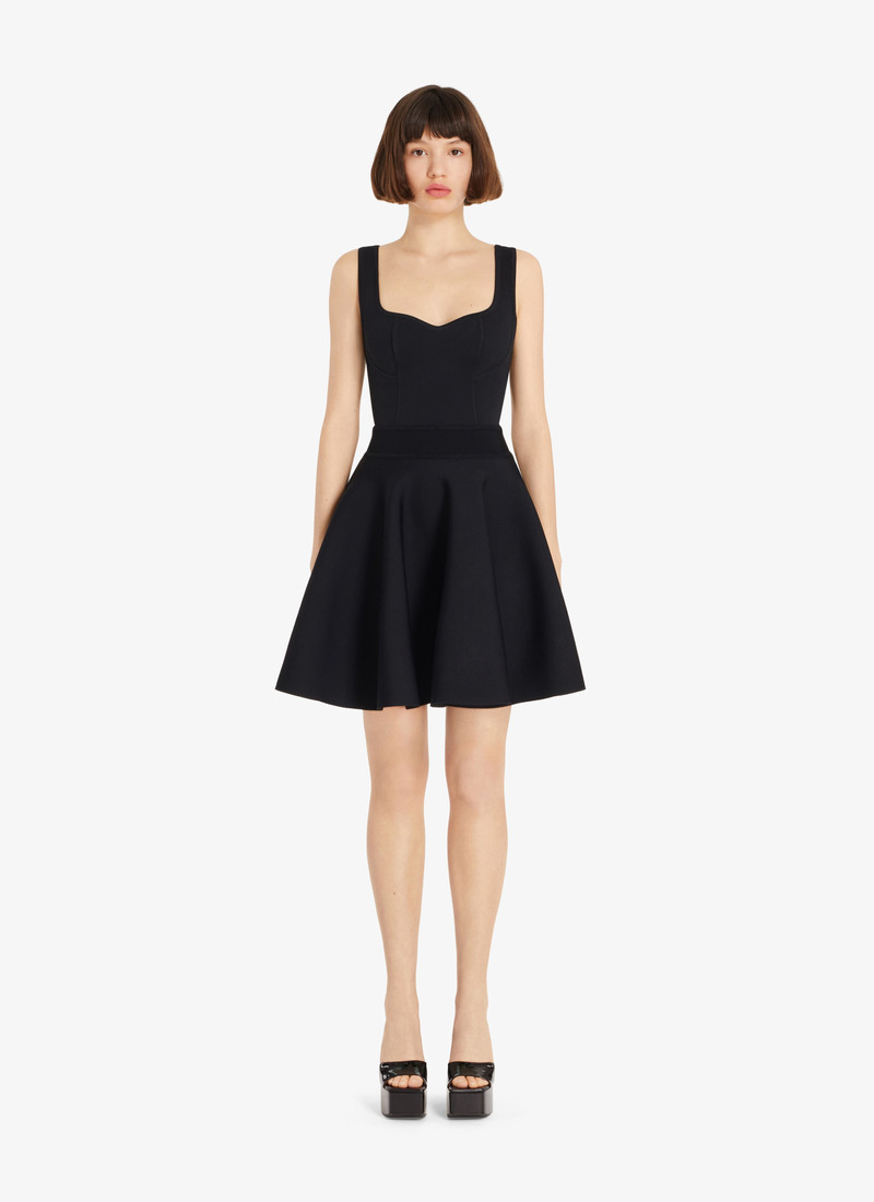 Alaïa HEART NECKLINE BLACK DRESS outlook