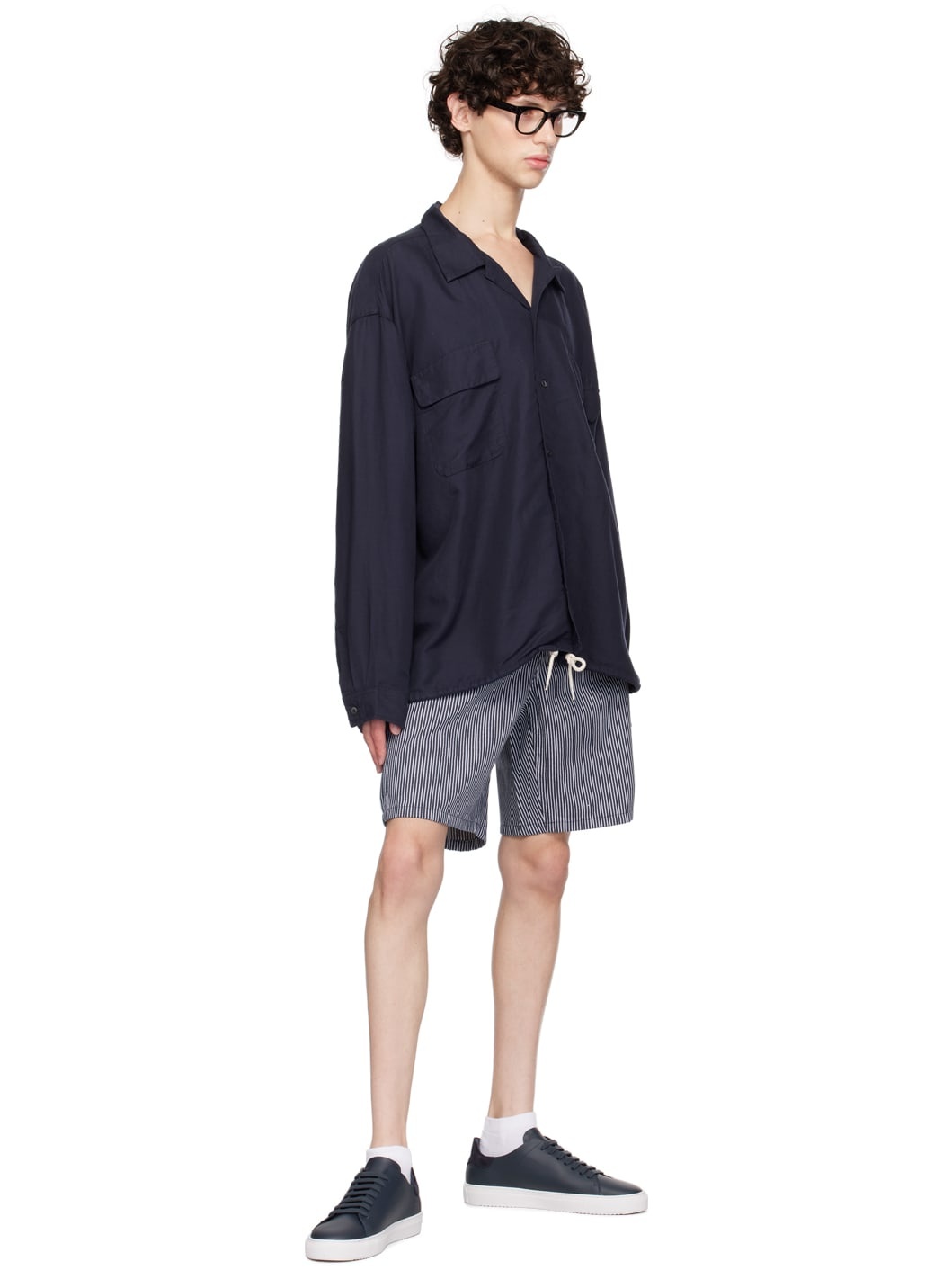 Navy Clean 90 Sneakers - 5