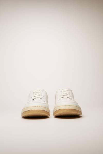 Acne Studios Lace-up sneakers white/white outlook