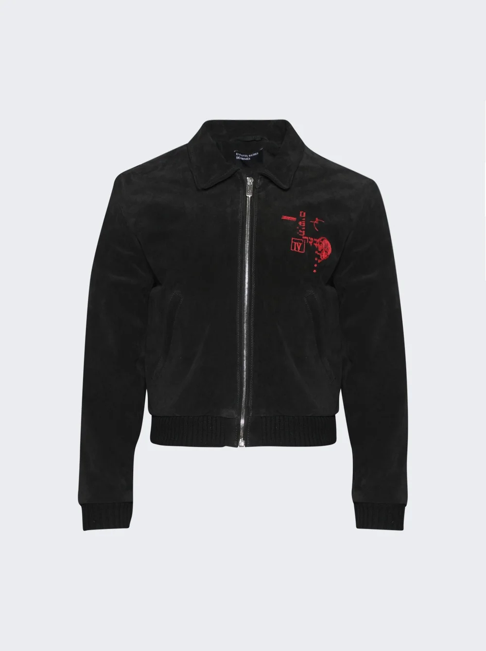 Suede Constructivist Jacket Black - 1