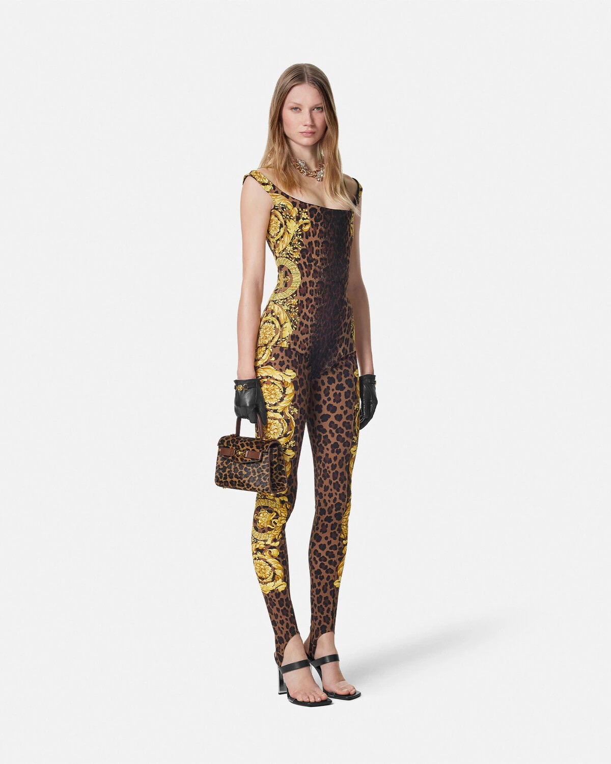 Wild Barocco Silk Cady Corset Bodysuit - 2