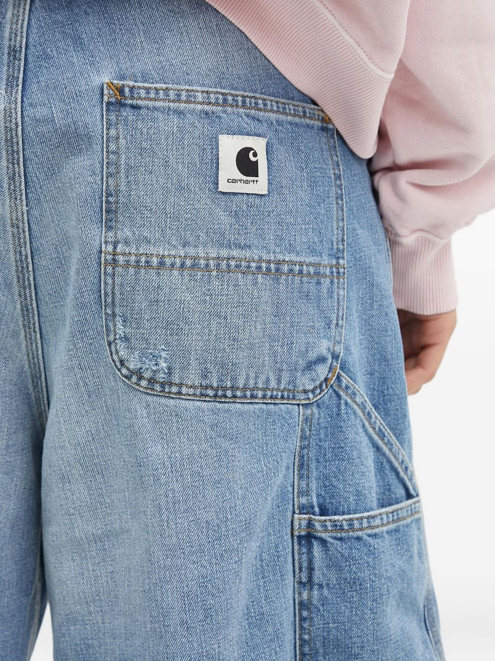 Brandon utility-pocket denim shorts - 5
